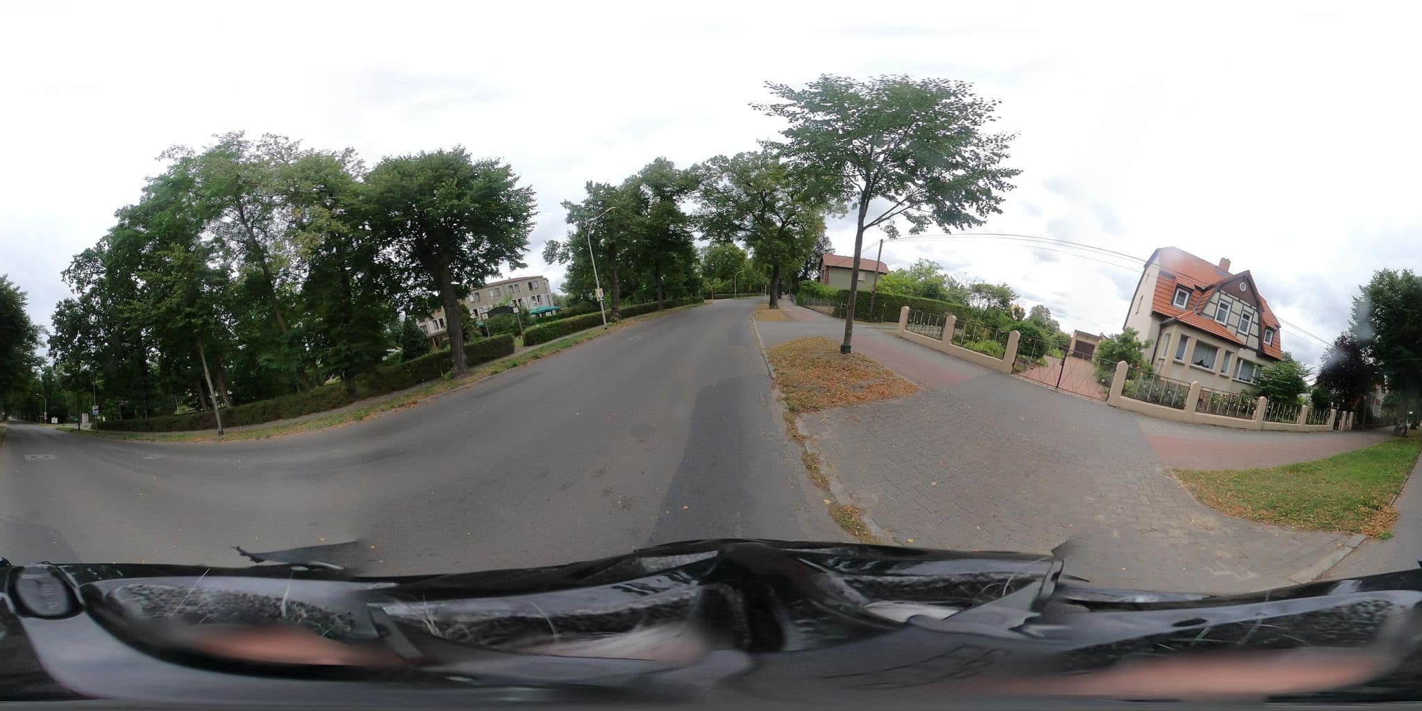 Street view near Hotel Weiss, Angermünde — © nhu (CC BY-SA · Mapillary)