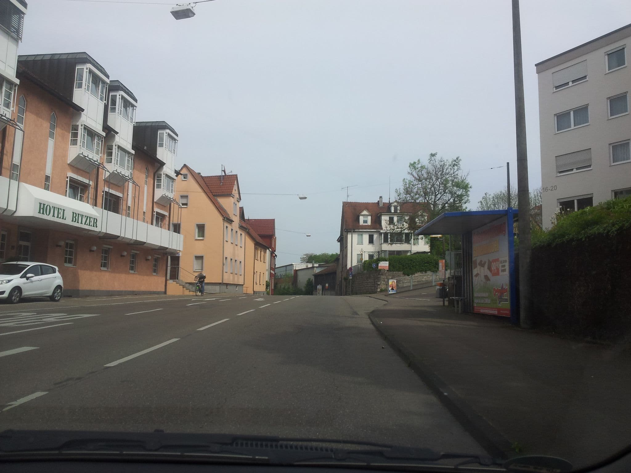 Street view near Hotel Bitzer Backnang, Backnang — © photastic (CC BY-SA · Mapillary)