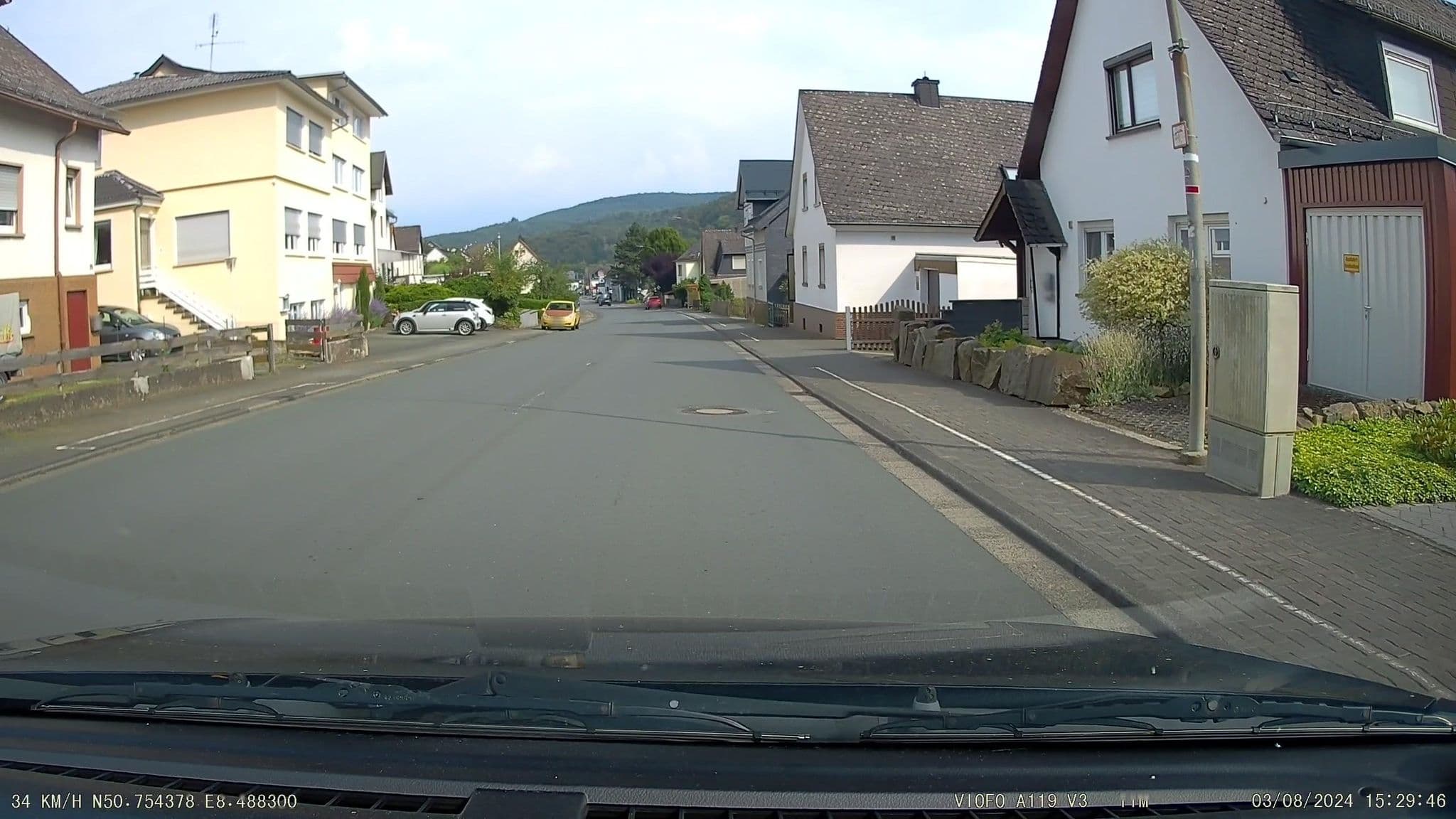 Street view near Pension Zur Krone, Bad Endbach — © tim3003 (CC BY-SA · Mapillary)