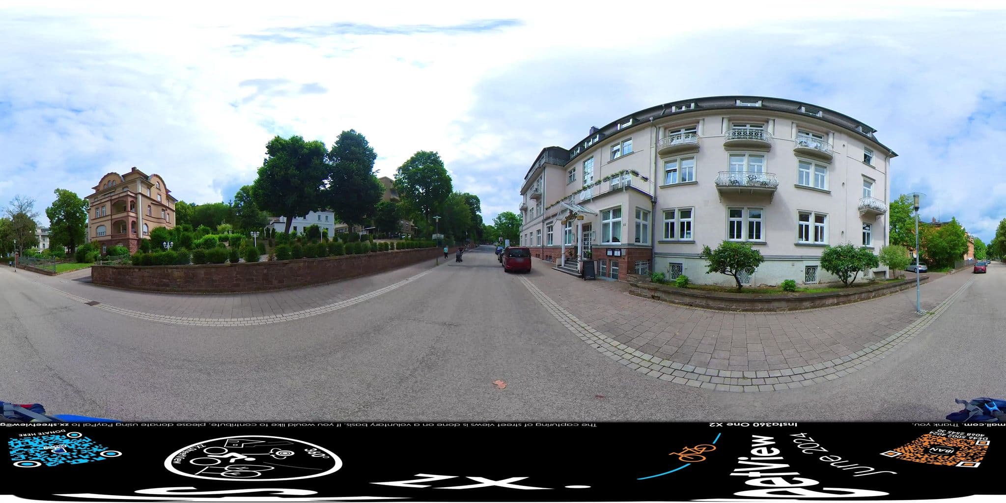 Street view near Hotel Villa Elsa, Bad Kissingen — © ZXStreetview (CC BY-SA · Mapillary)