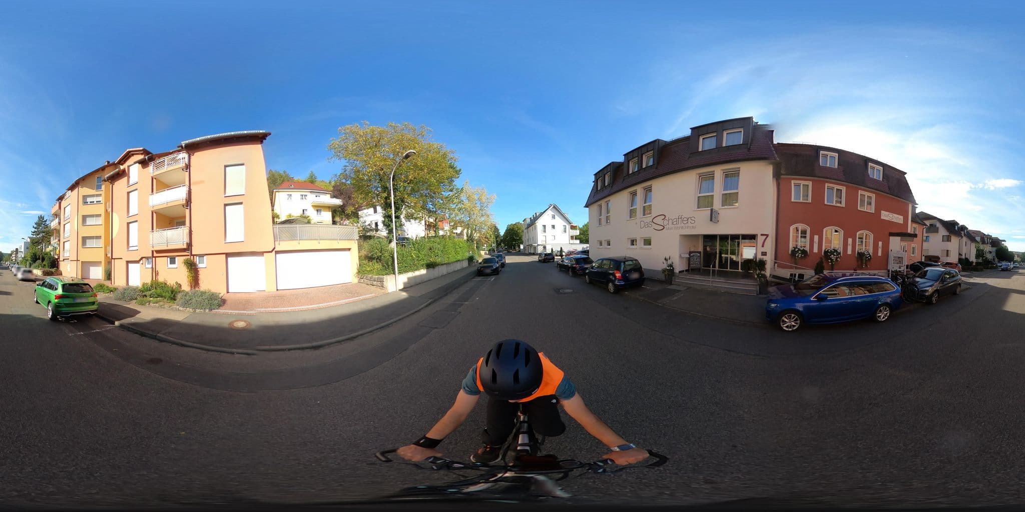 Street view near DasSchaffers - 4-Sterne-Hotel und Restaurant in Bad Mergentheim, Bad Mergentheim — © RadNETZ (CC BY-SA · Mapillary)