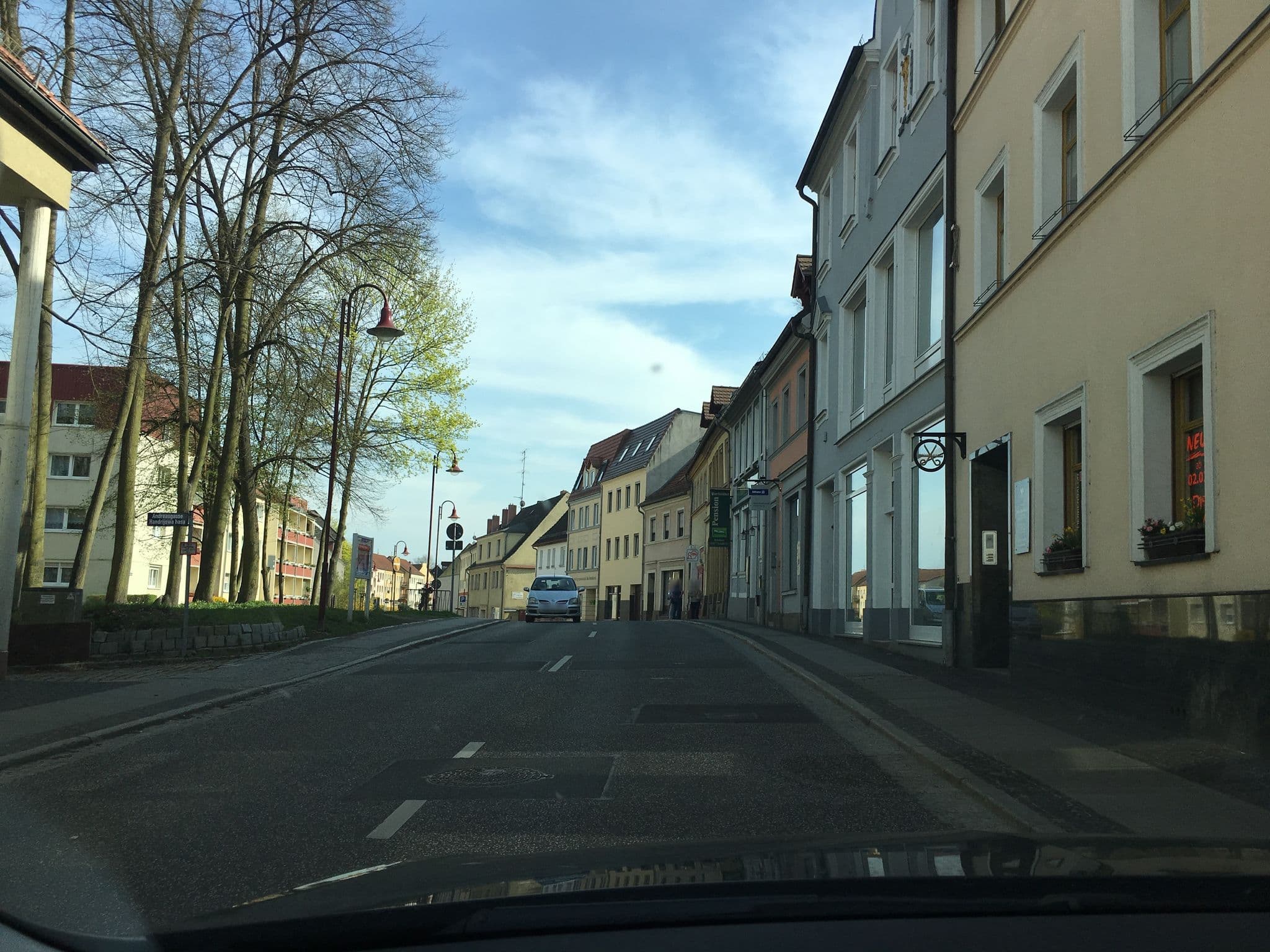 Street view near Pension Parkstübel, Bad Muskau — © bejotel (CC BY-SA · Mapillary)