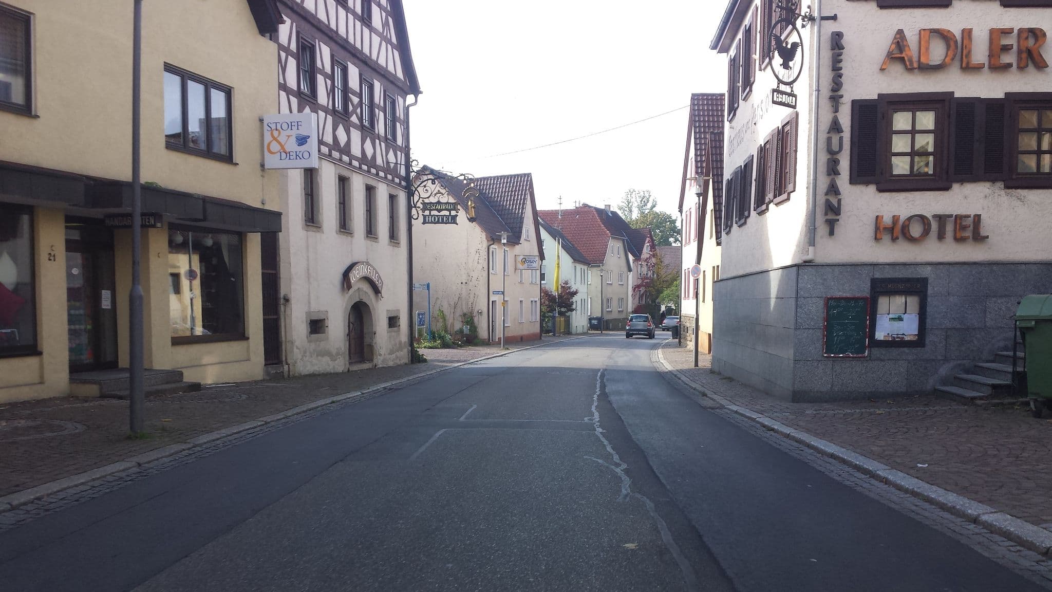 Street view near Hotel Adler Bad Rappenau, Bad Rappenau — © wegavision (CC BY-SA · Mapillary)