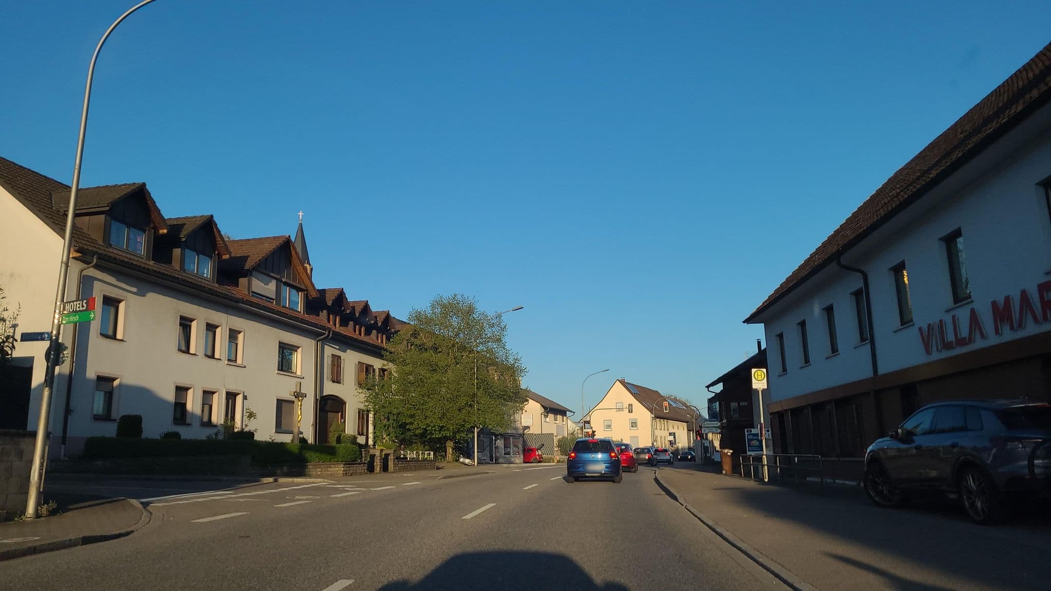 Street view near Hotel Villa Martino, Bad Säckingen — © Lukas1976 (CC BY-SA · Mapillary)