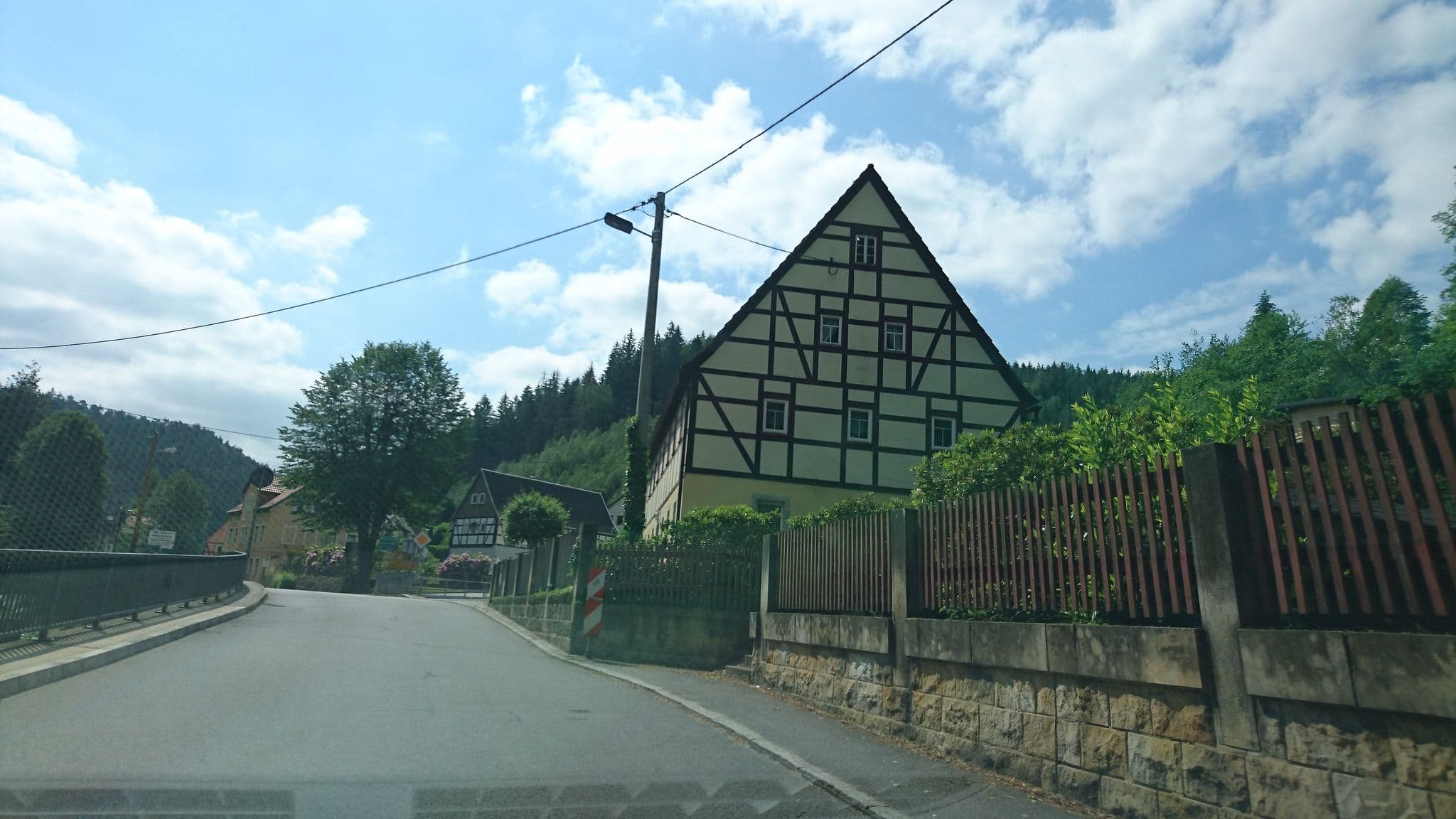 Street view near Hotel Grundmühle, Bad Schandau — © msdess (CC BY-SA · Mapillary)