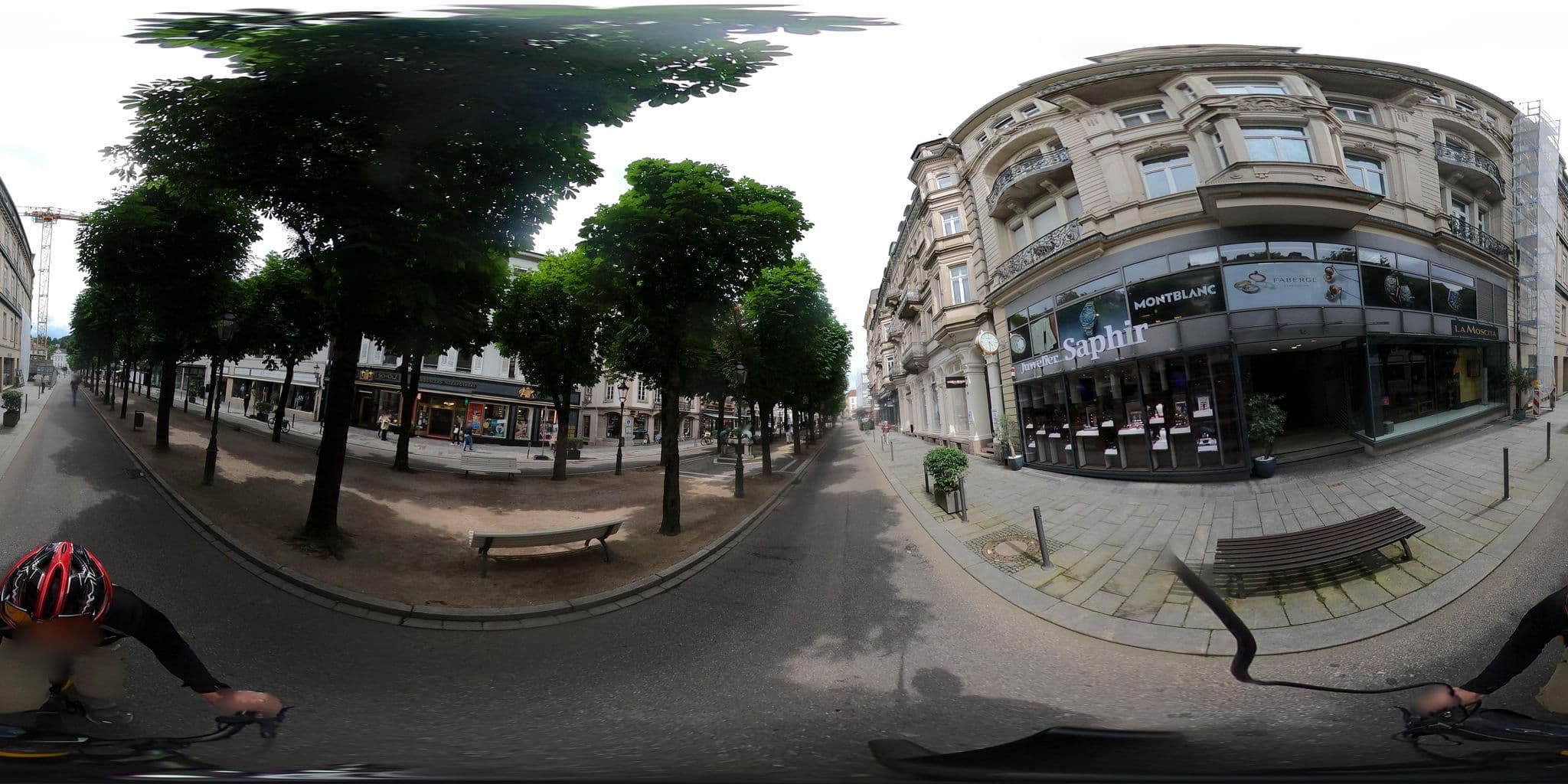 Street view near The CAVE, Baden-Baden — © RadNETZ (CC BY-SA · Mapillary)