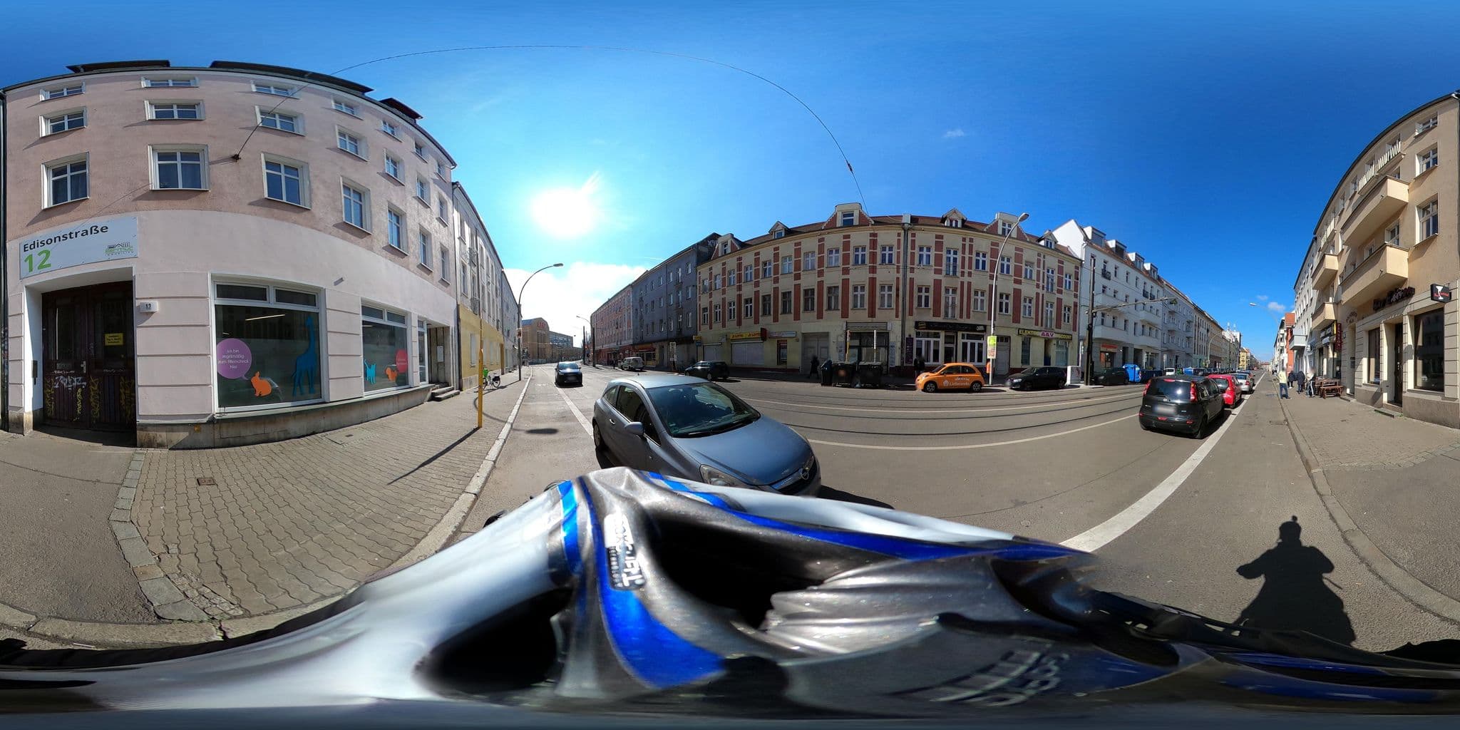 Street view near Pension Nr. 12, Oberschöneweide — © eserte (CC BY-SA · Mapillary)