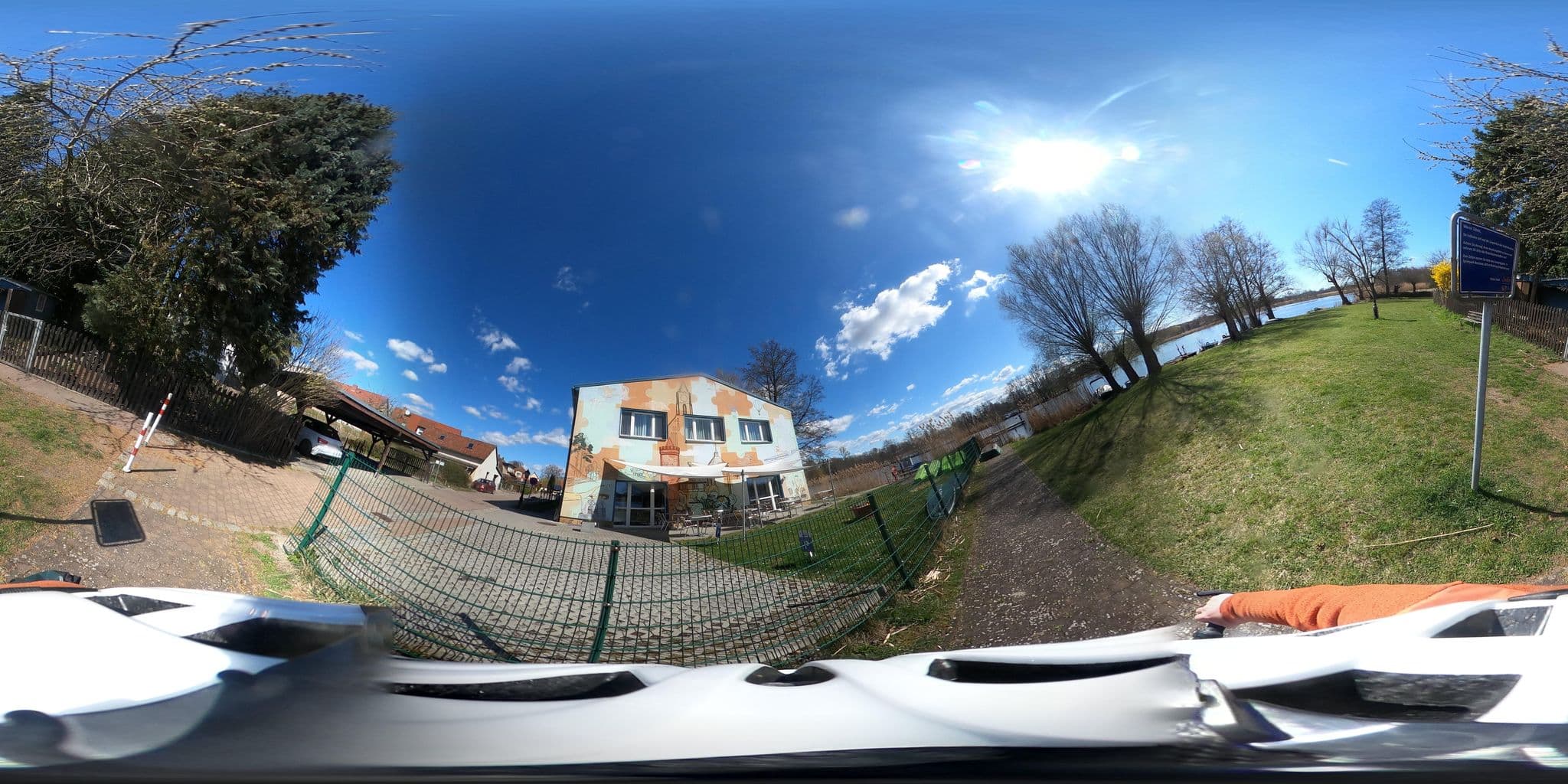 Street view near Boootshaus Beeskow, Beeskow — © Oderradler (CC BY-SA · Mapillary)