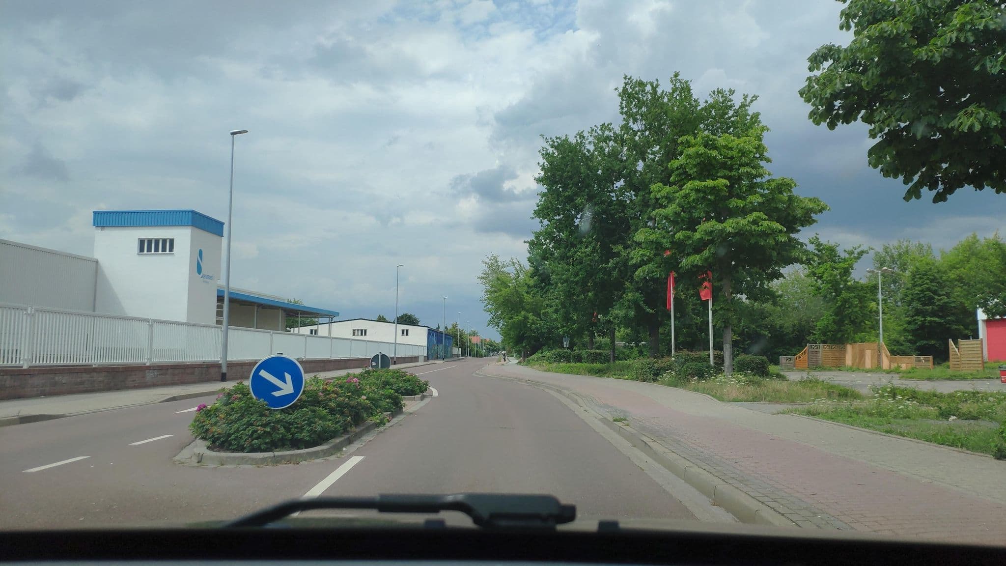 Street view near Pension Florion, Bernburg — © anubisbbg (CC BY-SA · Mapillary)