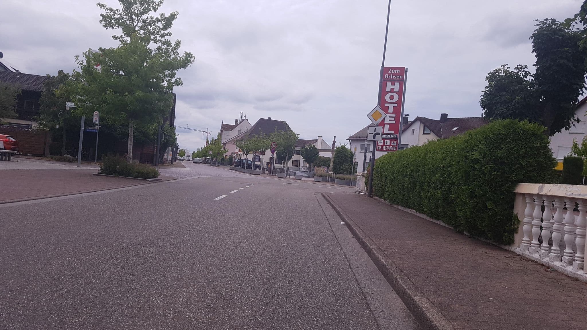 Street view near Hotel zum Ochsen - Fabian Harifaj, Bietigheim — © changchun1 (CC BY-SA · Mapillary)