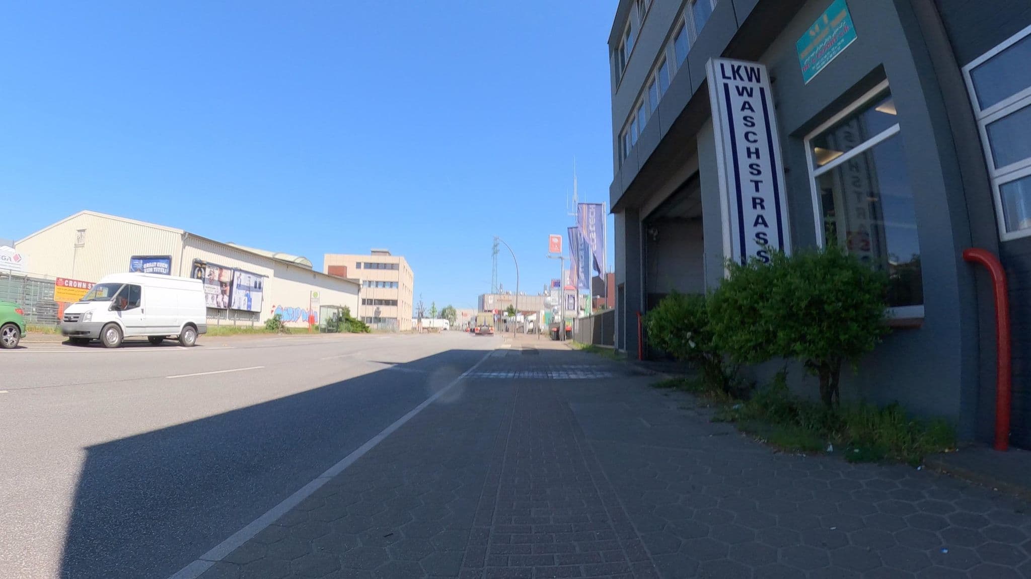Street view near Hotel Moorfleet, Billbrook — © veloroute_hamburg (CC BY-SA · Mapillary)