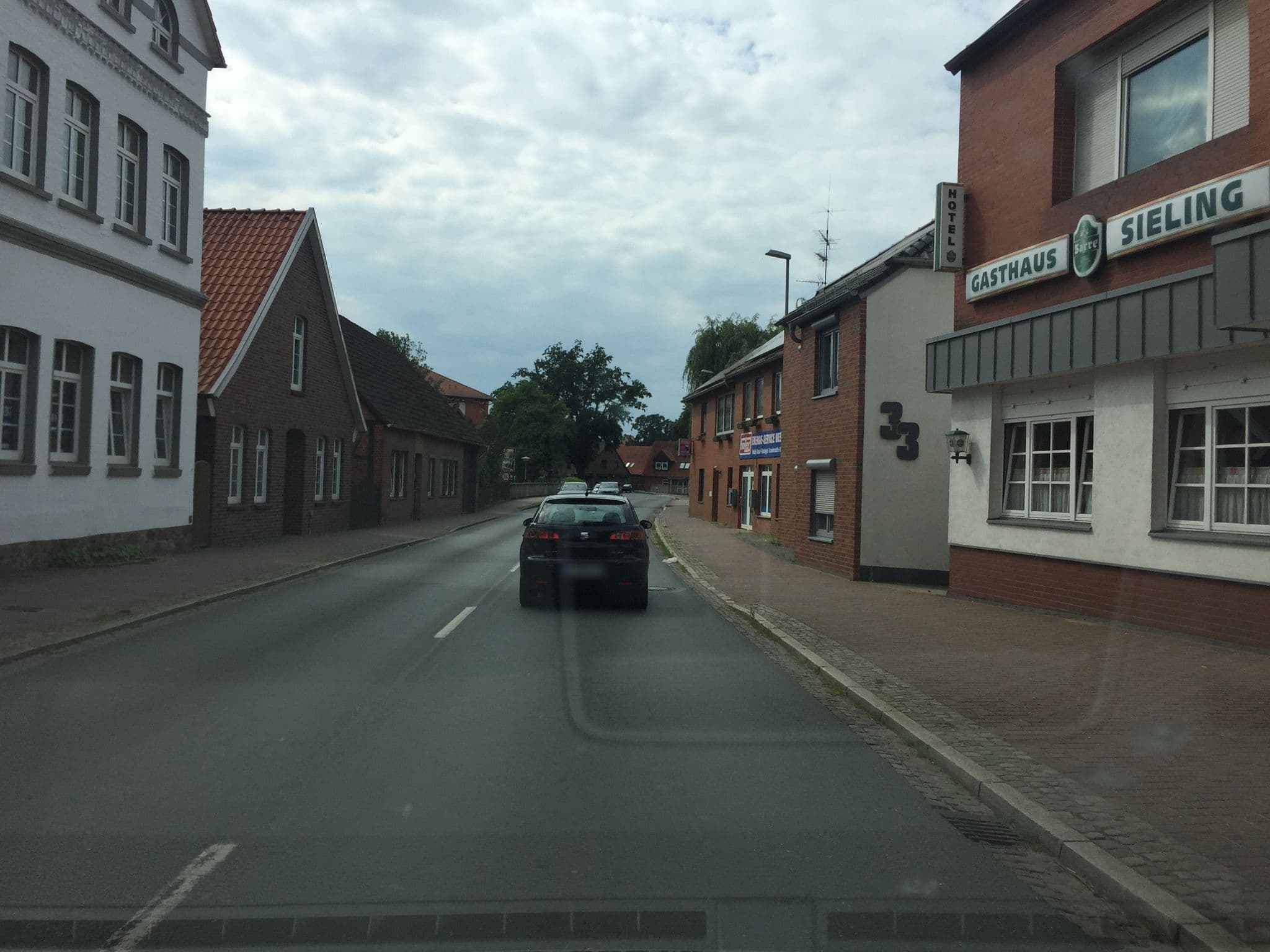 Street view near Hotel und Gasthaus Sieling, Liebenau — © xanu (CC BY-SA · Mapillary)