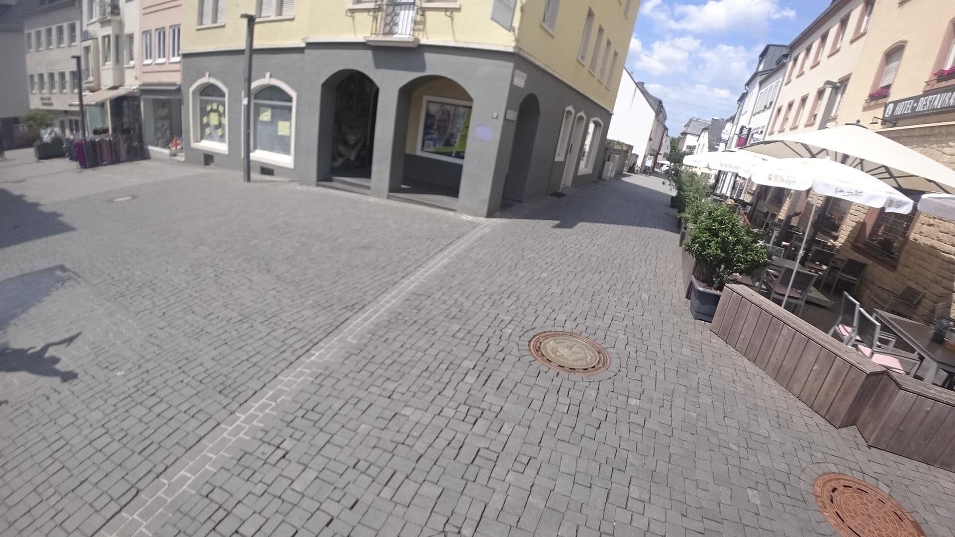 Street view near Hotel Louis Müller, Bitburg — © Vosgivince (CC BY-SA · Mapillary)