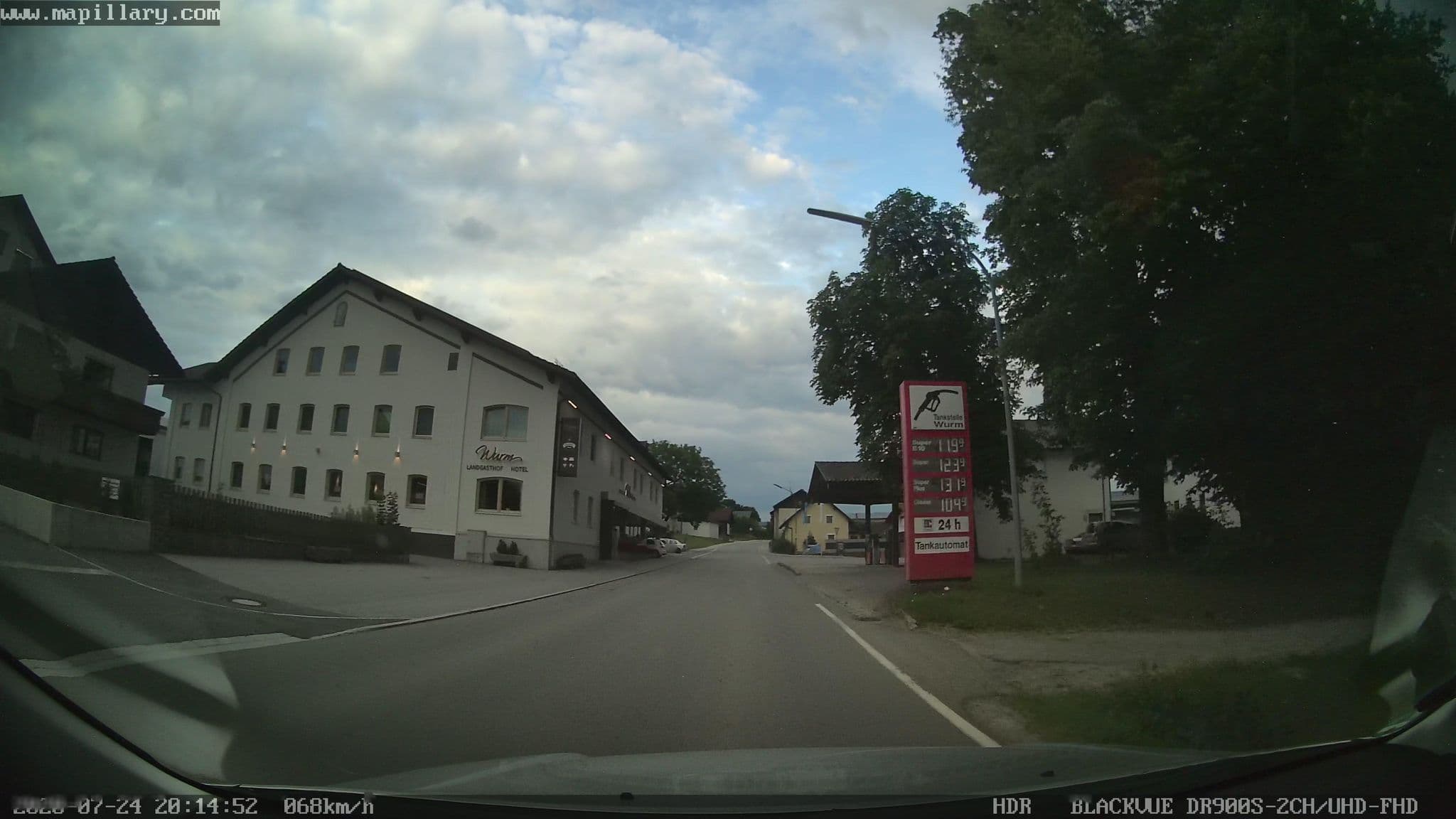 Street view near Landgasthof Wurm, Bogen — © mapcreator (CC BY-SA · Mapillary)