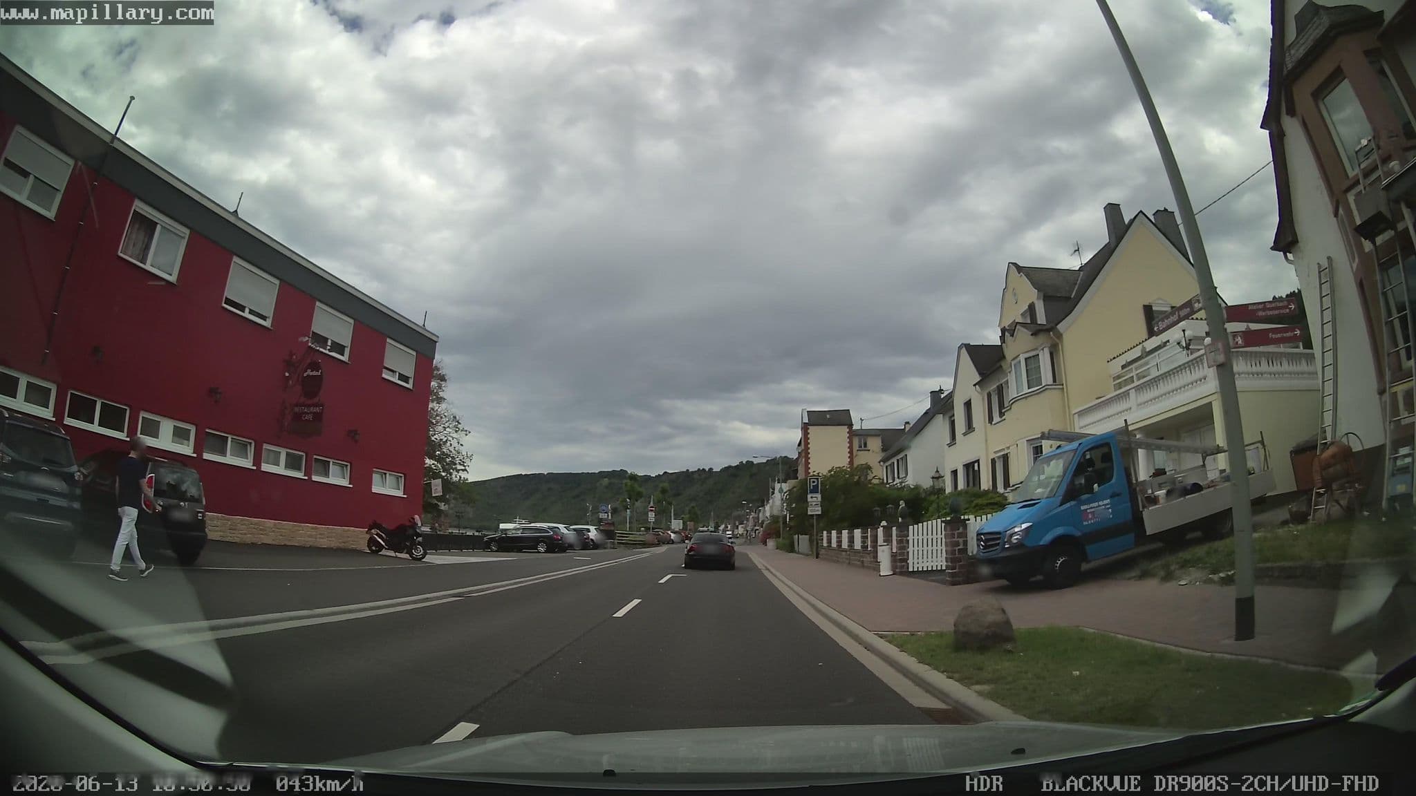 Street view near Hotel Rheinkönig, Kamp-Bornhofen — © mapcreator (CC BY-SA · Mapillary)