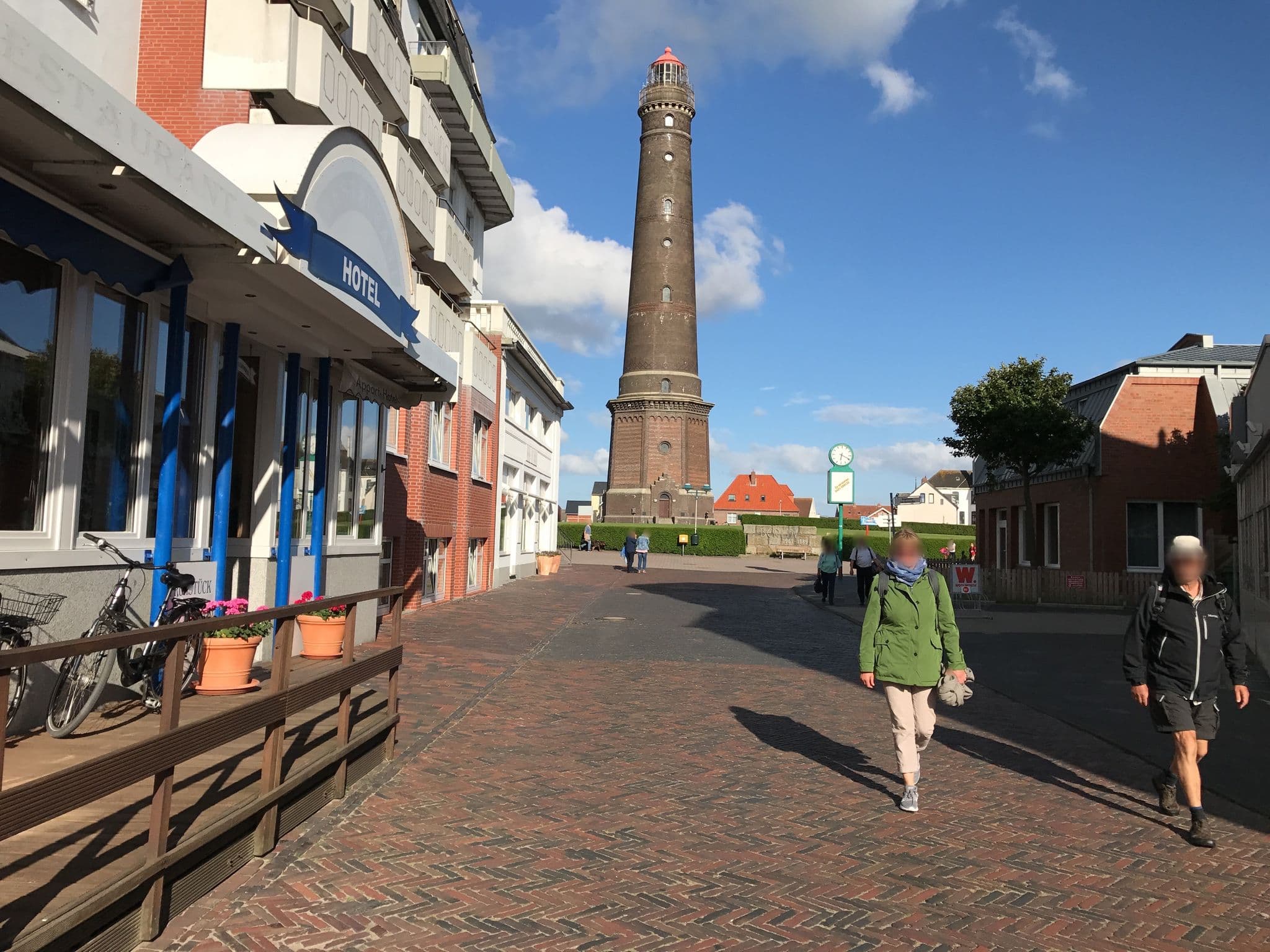 Street view near Ria‘s Beachhouse, Borkum