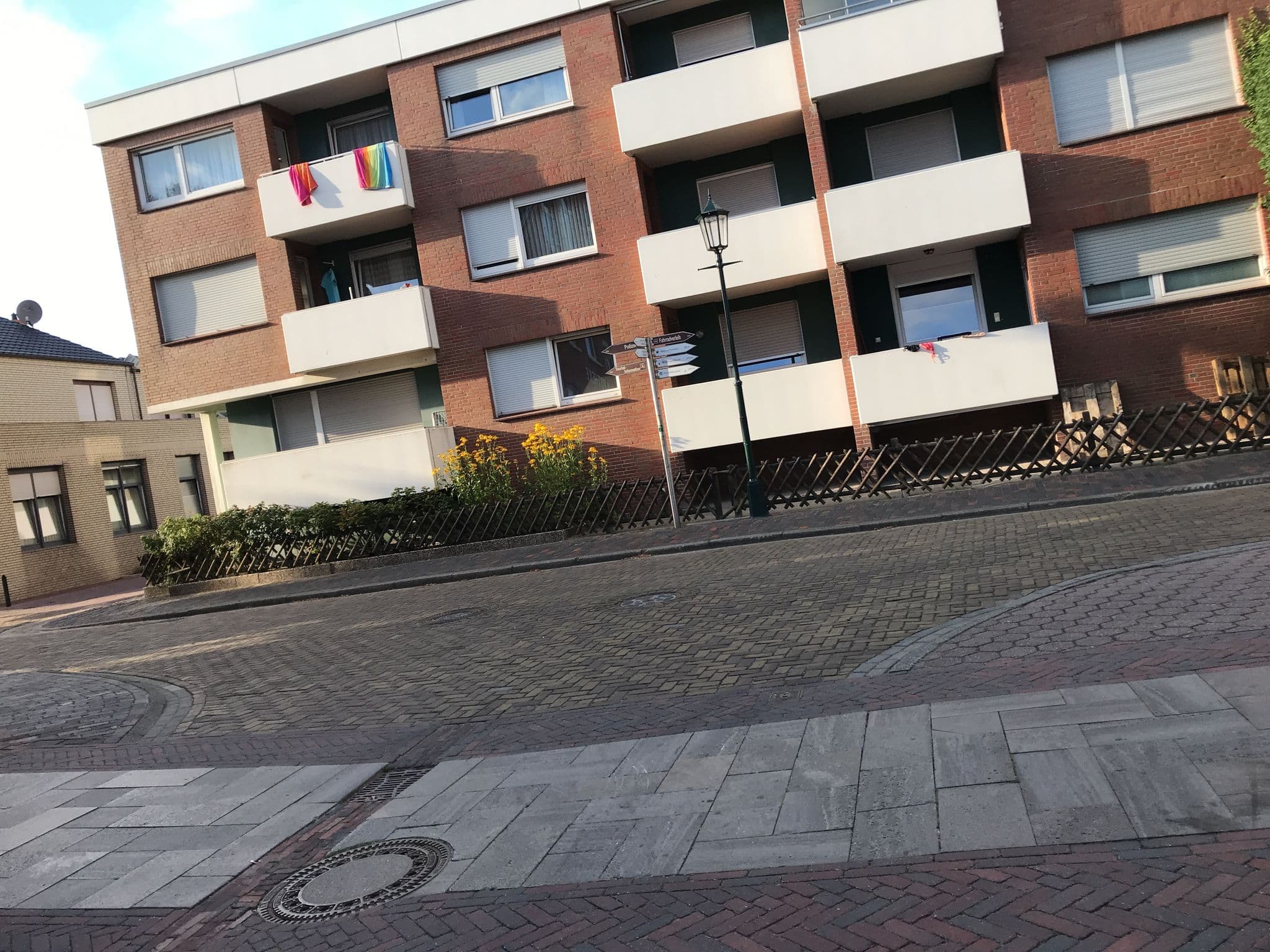 Street view near Gästehaus Wilhelm, Borkum
