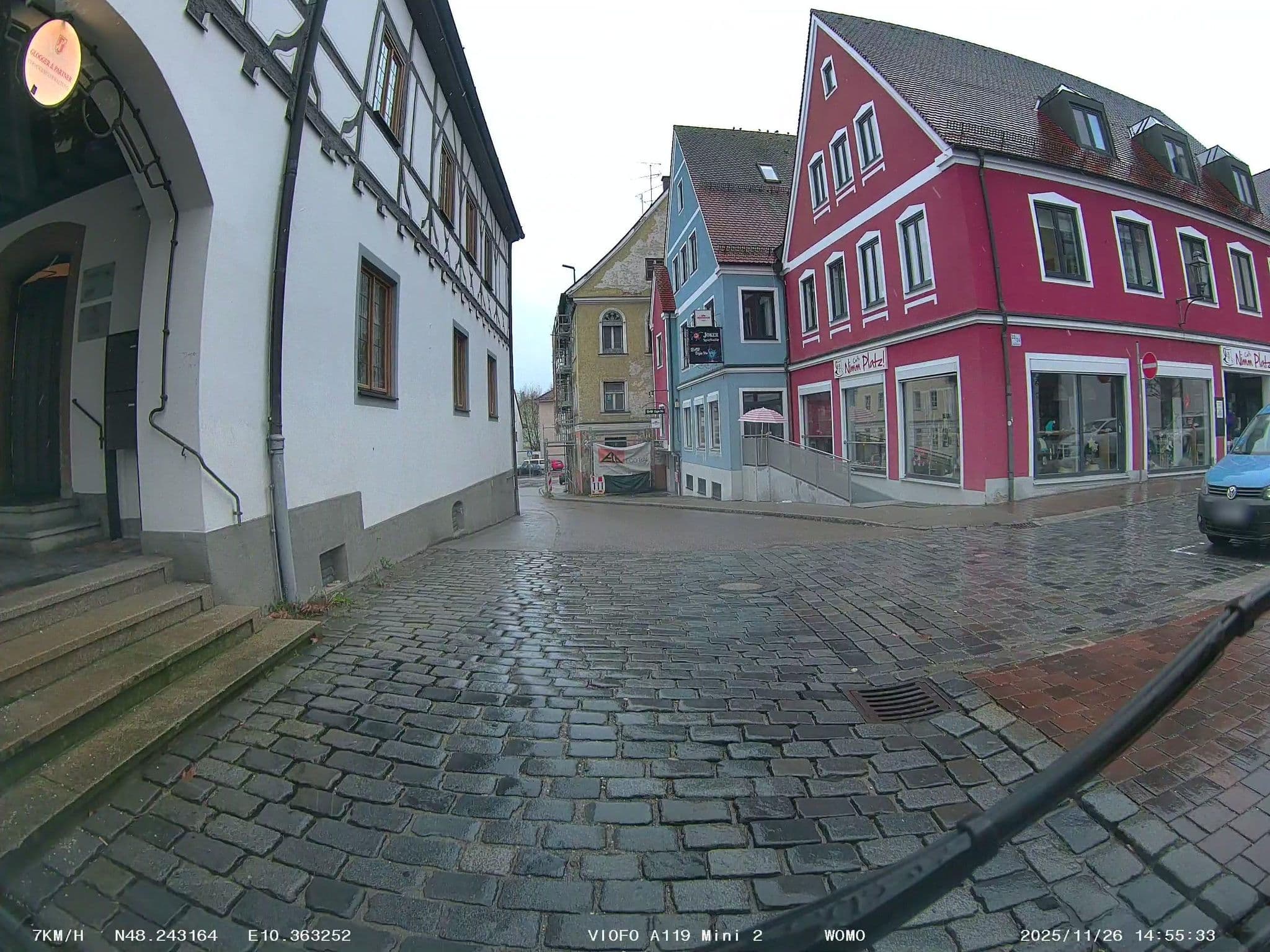 Street view near Restaurant Kachelofen & Stadthotel Kachelofen UG (haftungsbeschränkt), Krumbach — © soulcover (CC BY-SA · Mapillary)