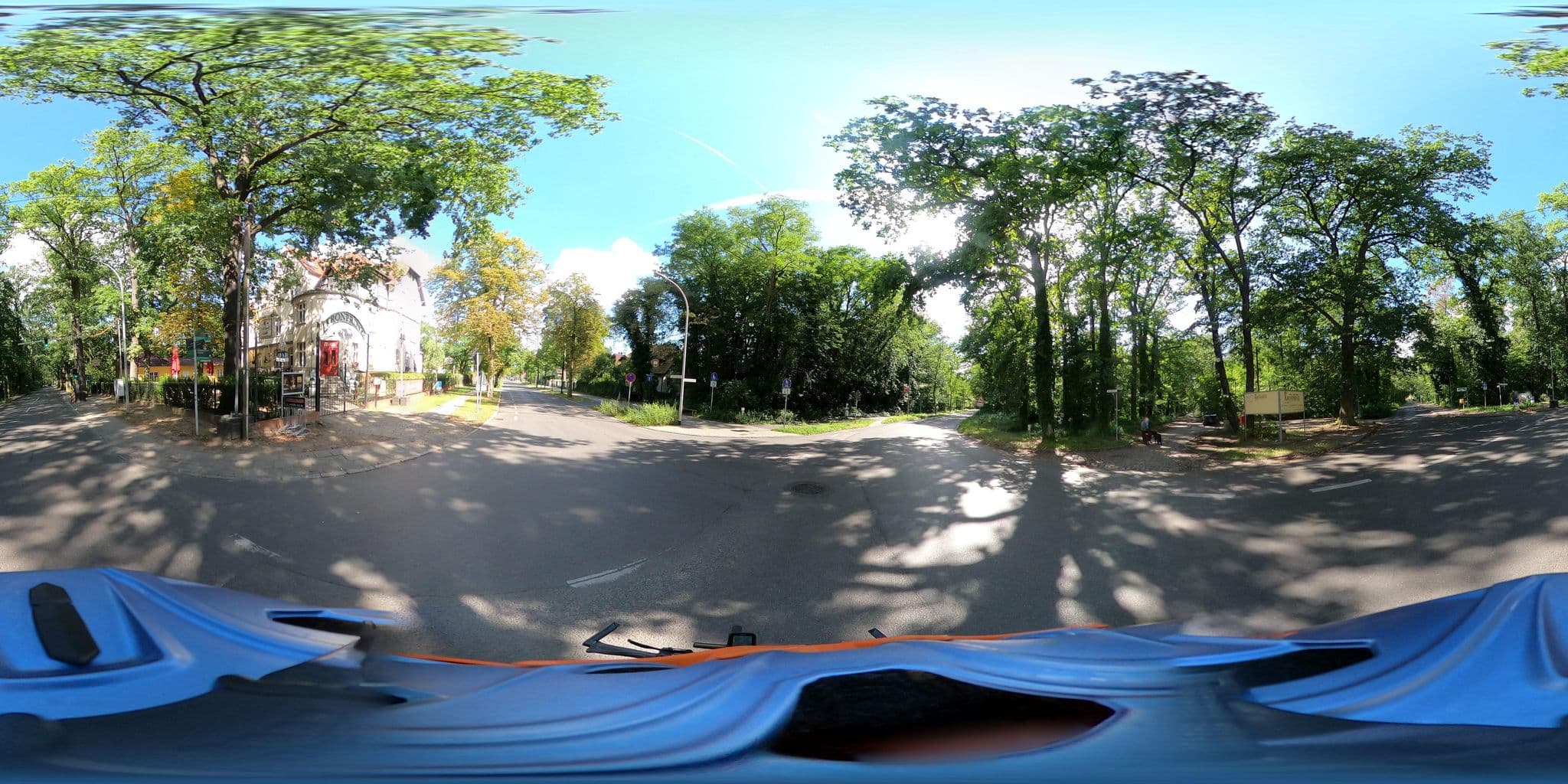 Street view near Hotel & Restaurant Kronprinz, Falkensee — © ADFC-FKS (CC BY-SA · Mapillary)