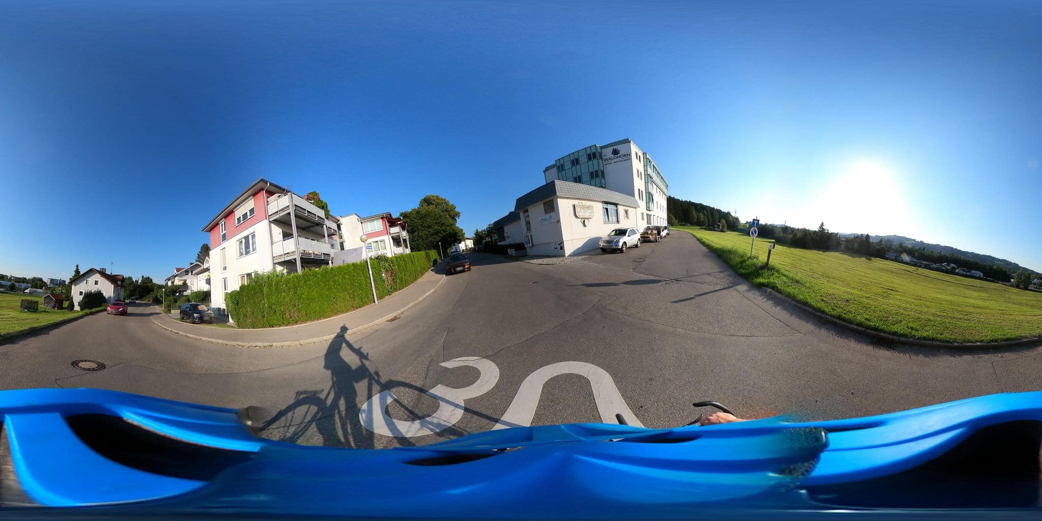 Street view near Hotel Restaurant Waldhorn, Kempten (Allgäu) — © aceini (CC BY-SA · Mapillary)