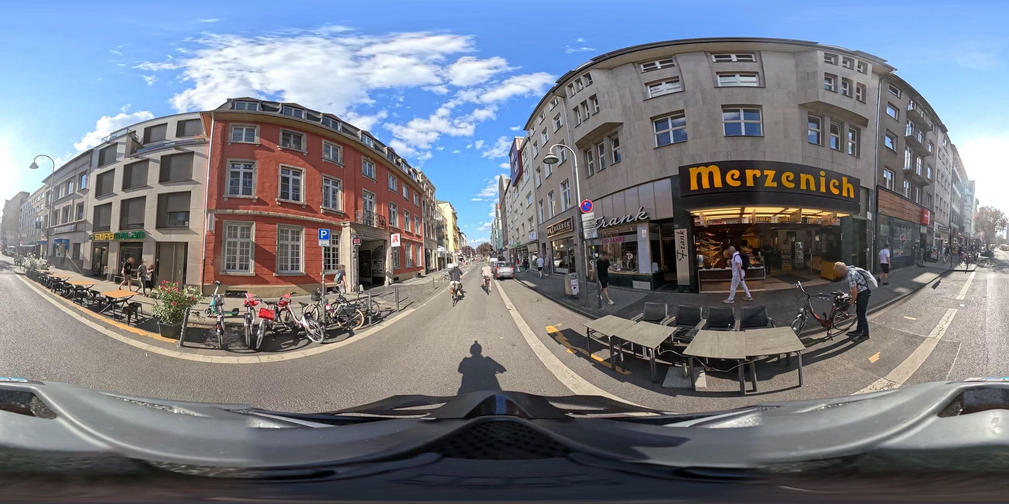 Street view near Deutzer Eck, Deutz — © popball (CC BY-SA · Mapillary)