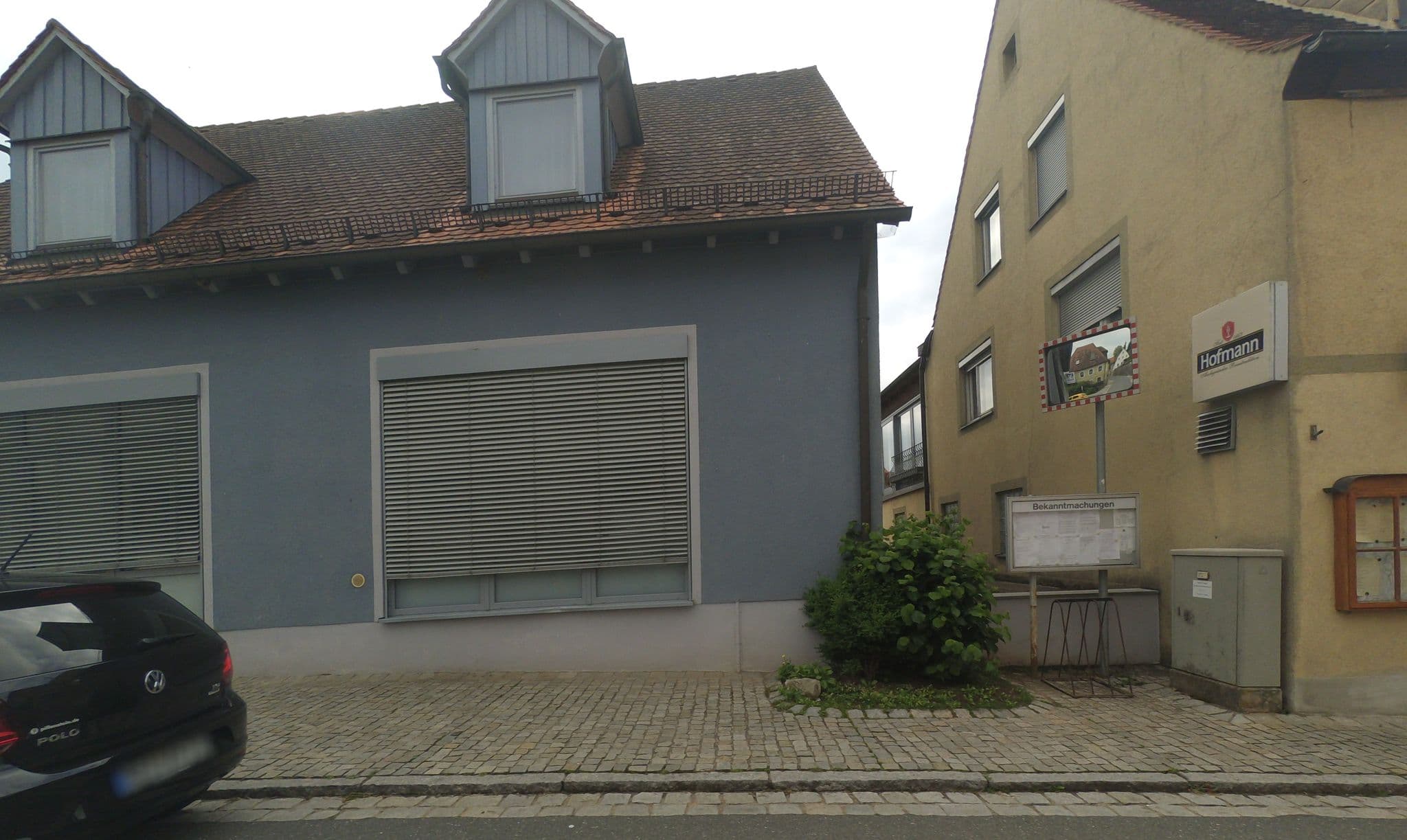 Street view near Gasthof zur Krone, Burghaslach — © wegavision (CC BY-SA · Mapillary)