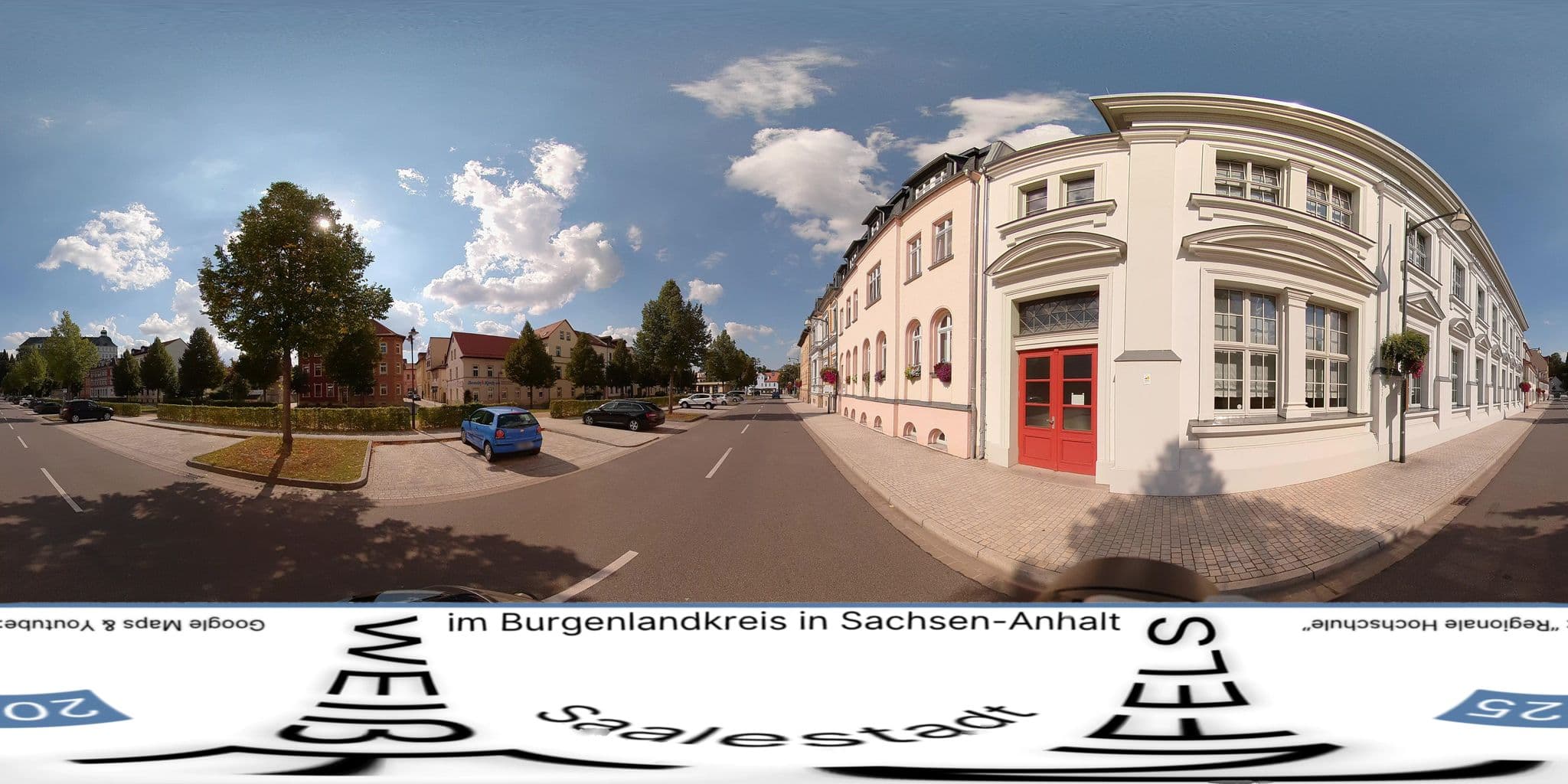 Street view near Schumanns Garten, Weißenfels — © MarcAurel2 (CC BY-SA · Mapillary)