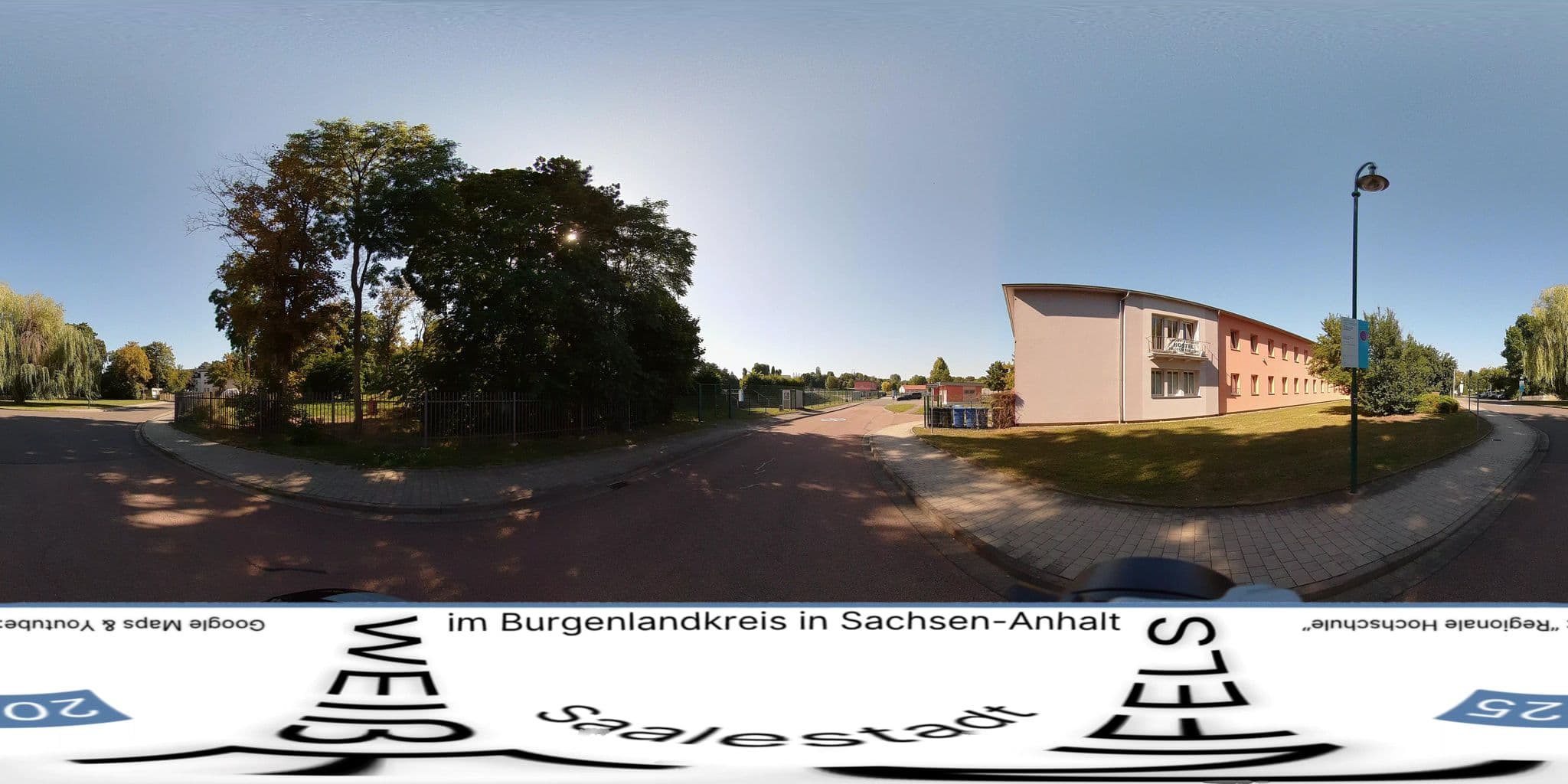 Street view near Sporthostel Weißenfels, Weißenfels — © MarcAurel2 (CC BY-SA · Mapillary)