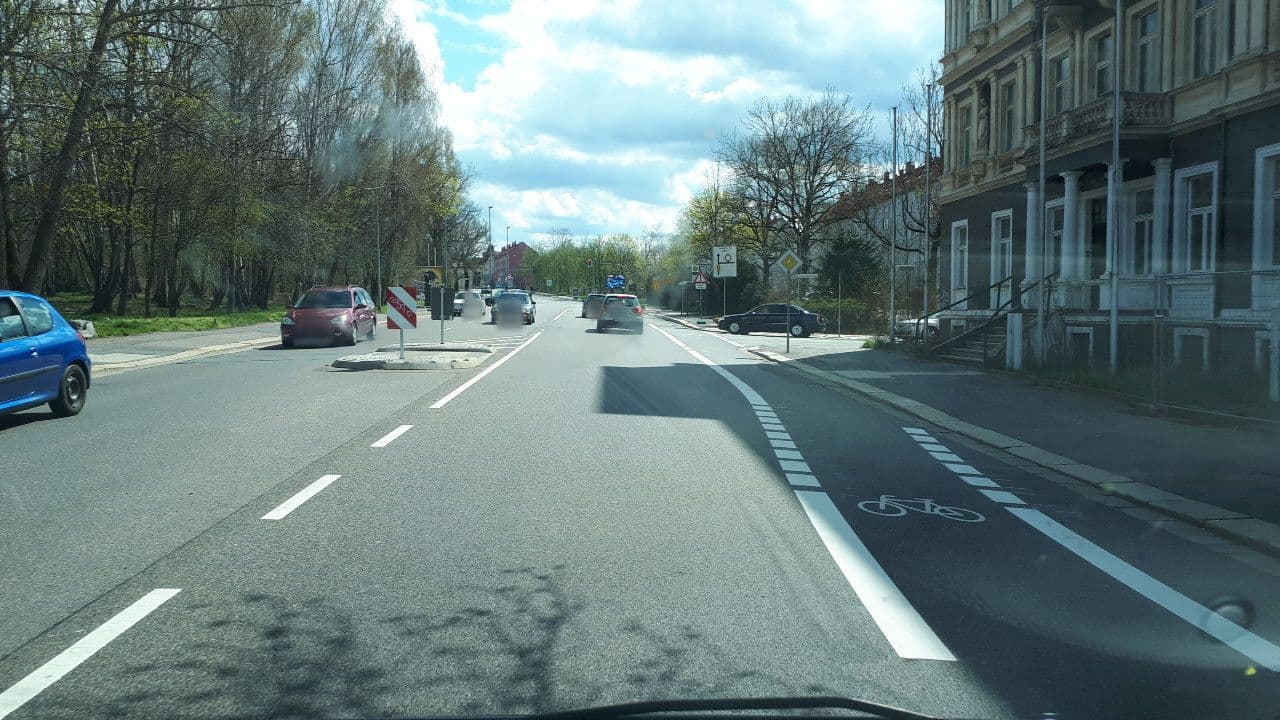 Street view near AF Hotel, Chemnitz — © hewo (CC BY-SA · Mapillary)