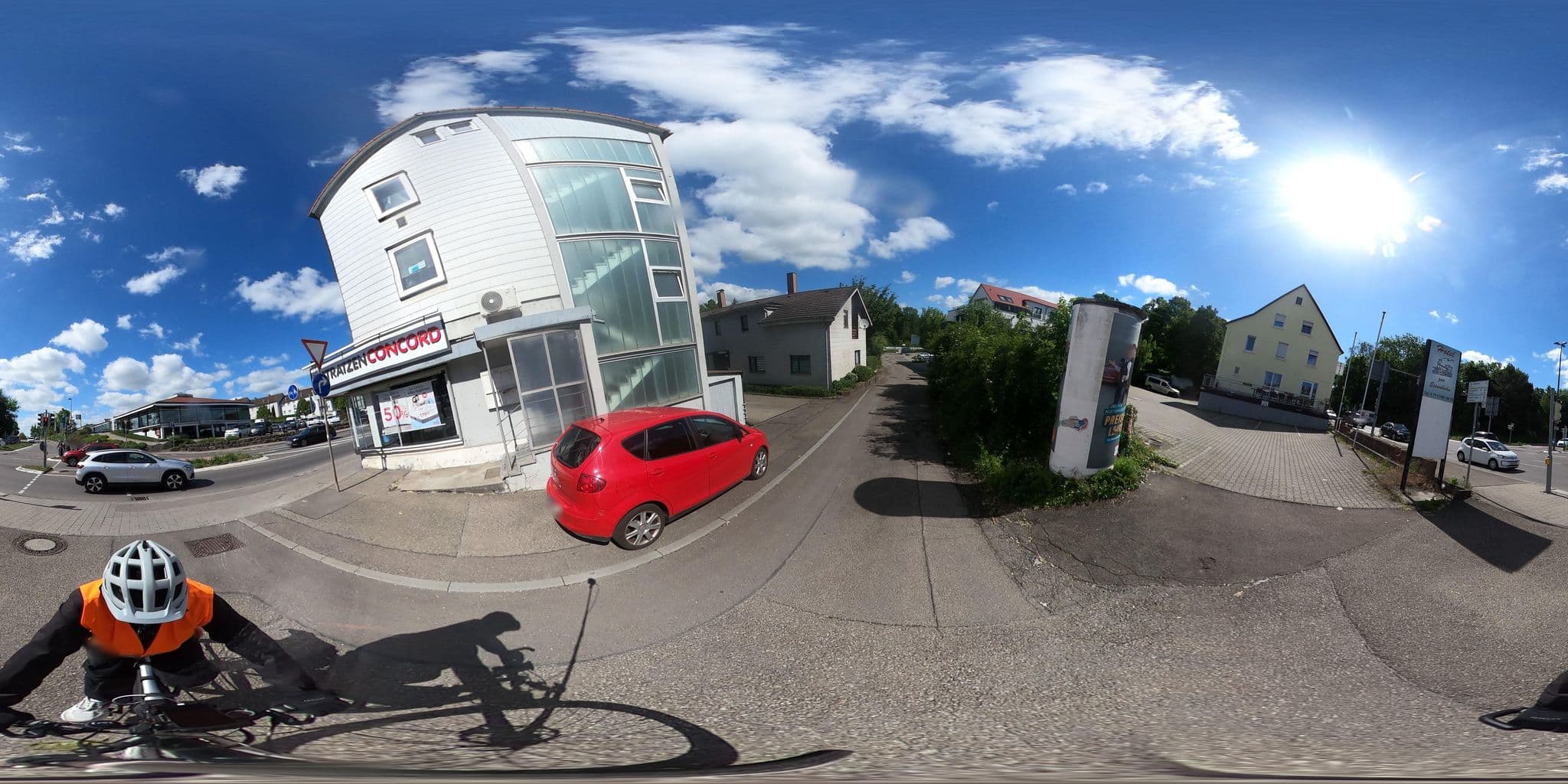 Street view near Hotel Hanif - Crailsheim, Crailsheim — © RadNETZ (CC BY-SA · Mapillary)
