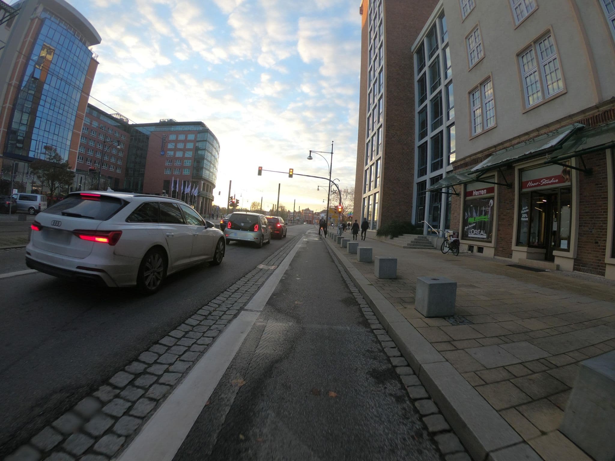 Street view near Hotel Louis C. Jacob GmbH, Rostock — © 8of9 (CC BY-SA · Mapillary)