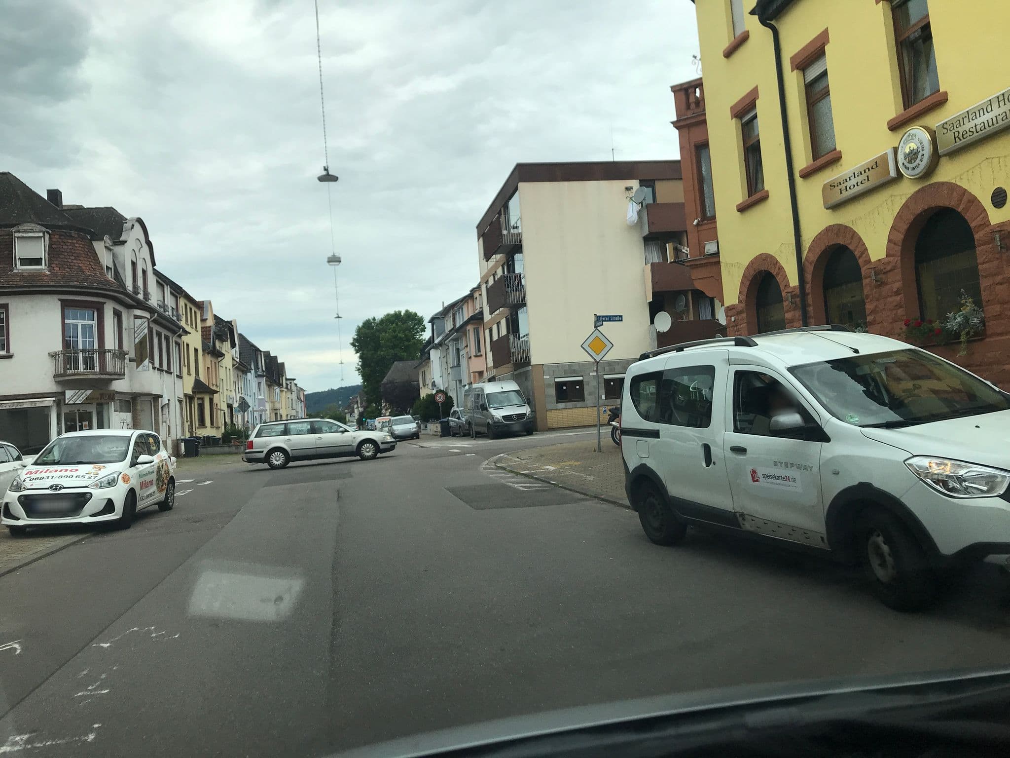 Street view near Stay2Night Hotel, Dillingen — © teddy73 (CC BY-SA · Mapillary)