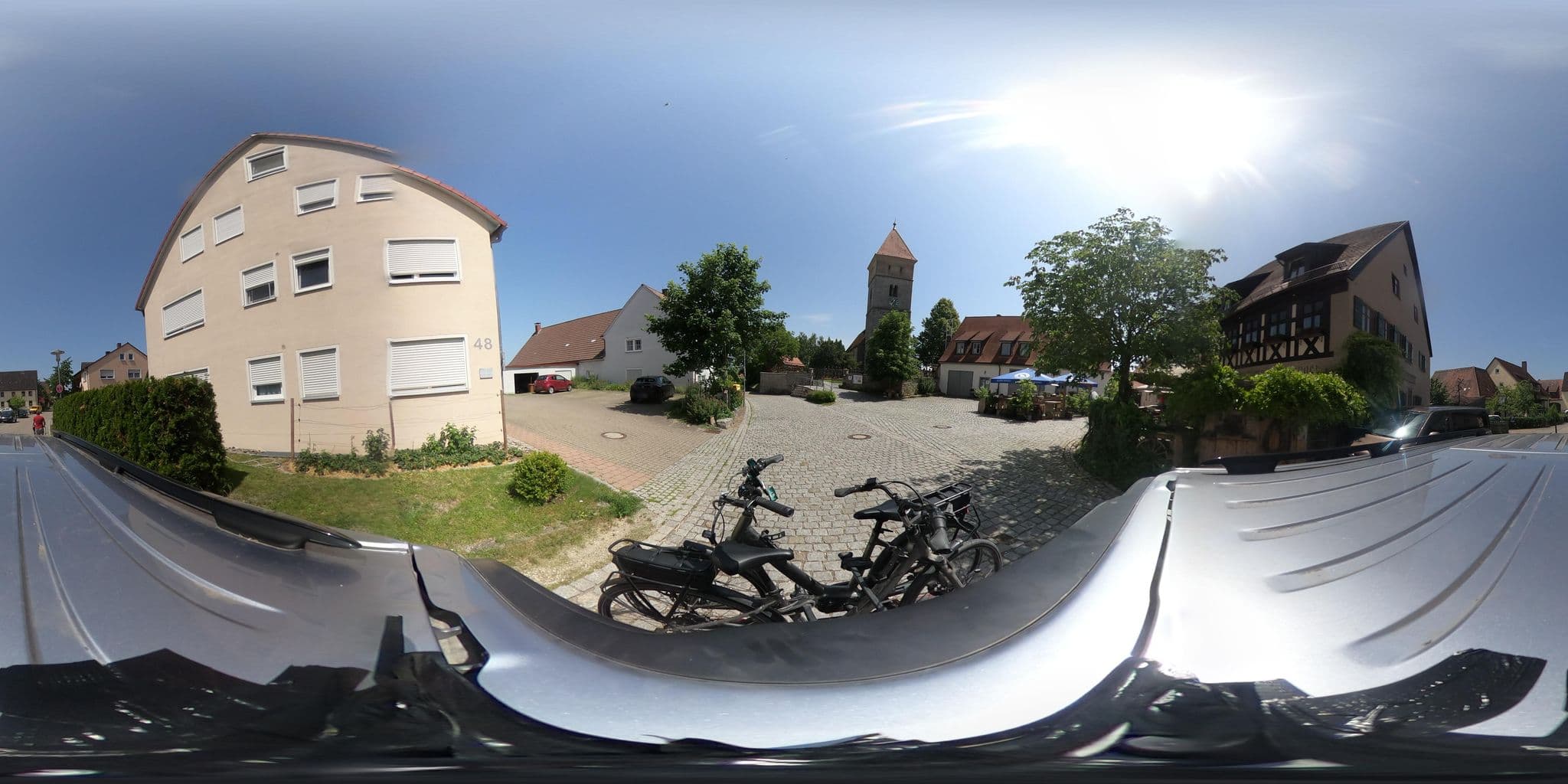 Street view near Gasthaus Dollinger, Dinkelsbühl — © Mobilitaetswerk (CC BY-SA · Mapillary)