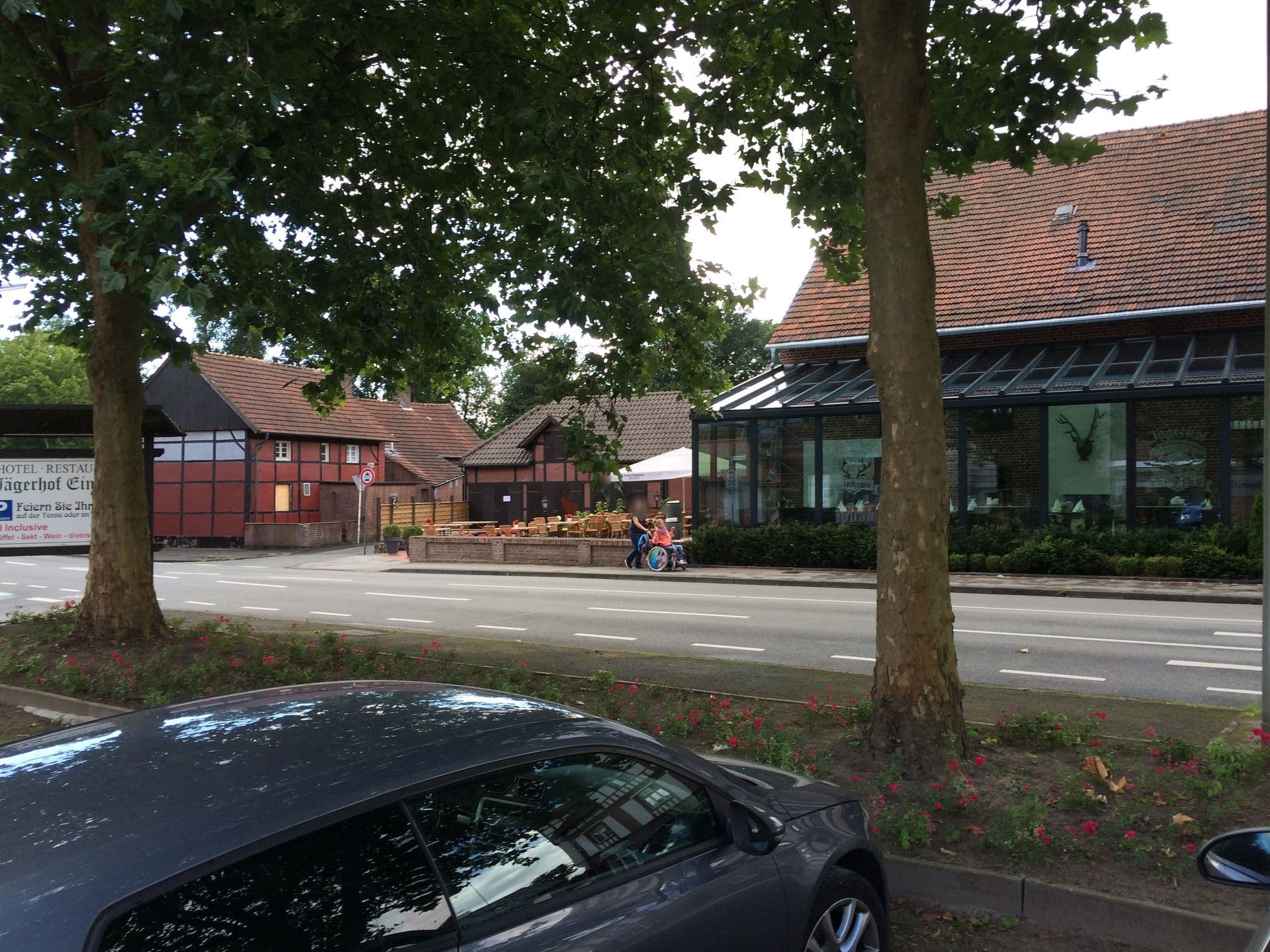 Street view near Jägerhof Einhaus - Ihr Hotel / Restaurant in Dorsten, Dorsten — © ziltoidium (CC BY-SA · Mapillary)