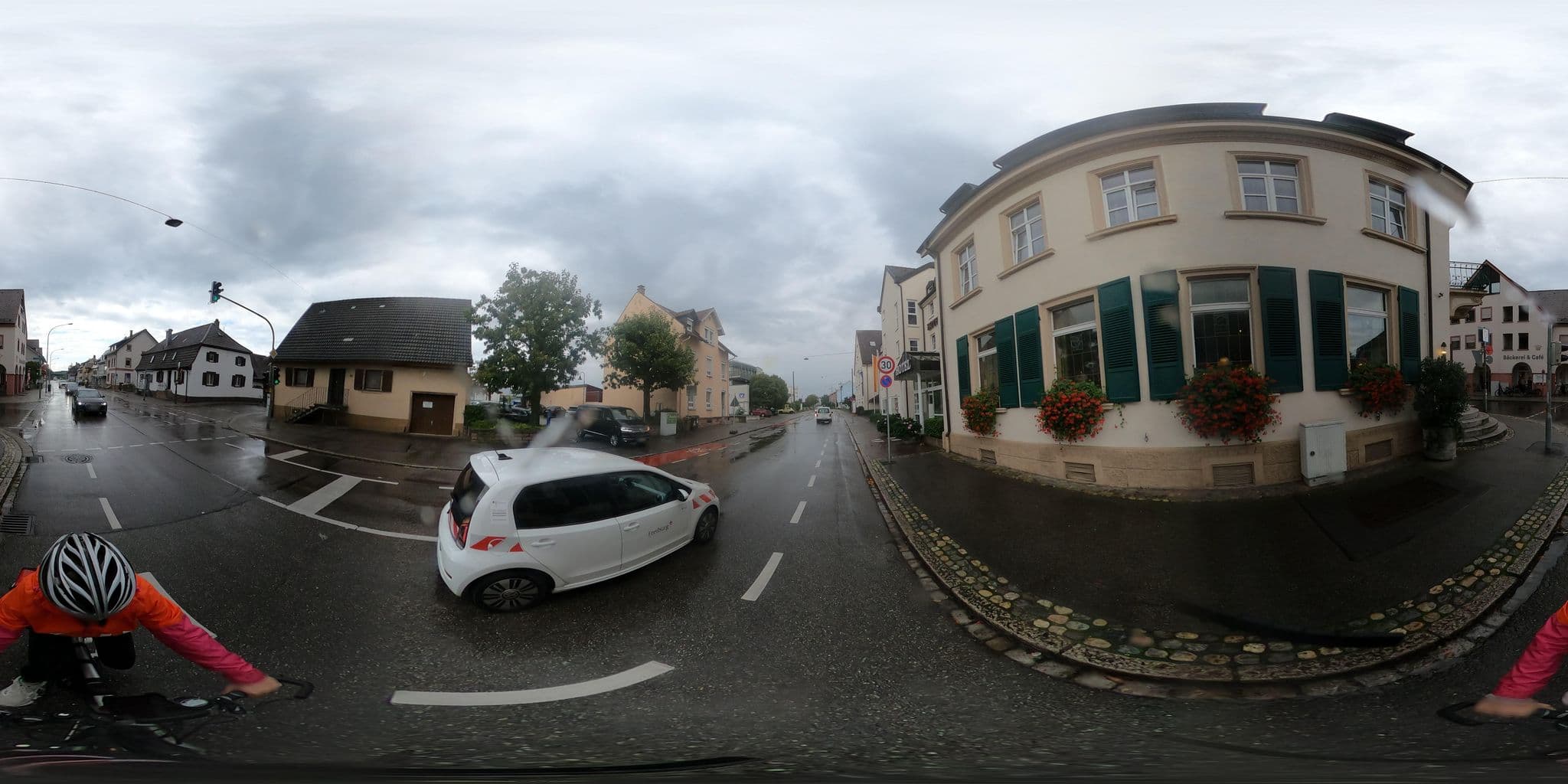 Street view near Hotel Zum Schiff Restaurant Freiburg im Breisgau, Merzhausen — © RadNETZ (CC BY-SA · Mapillary)