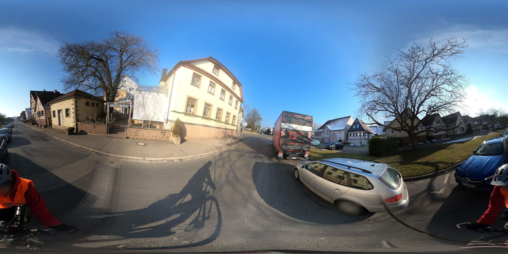 Street view near Gasthaus-Hotel Goldener Ochsen, Ölbronn-Dürrn — © RadNETZ (CC BY-SA · Mapillary)