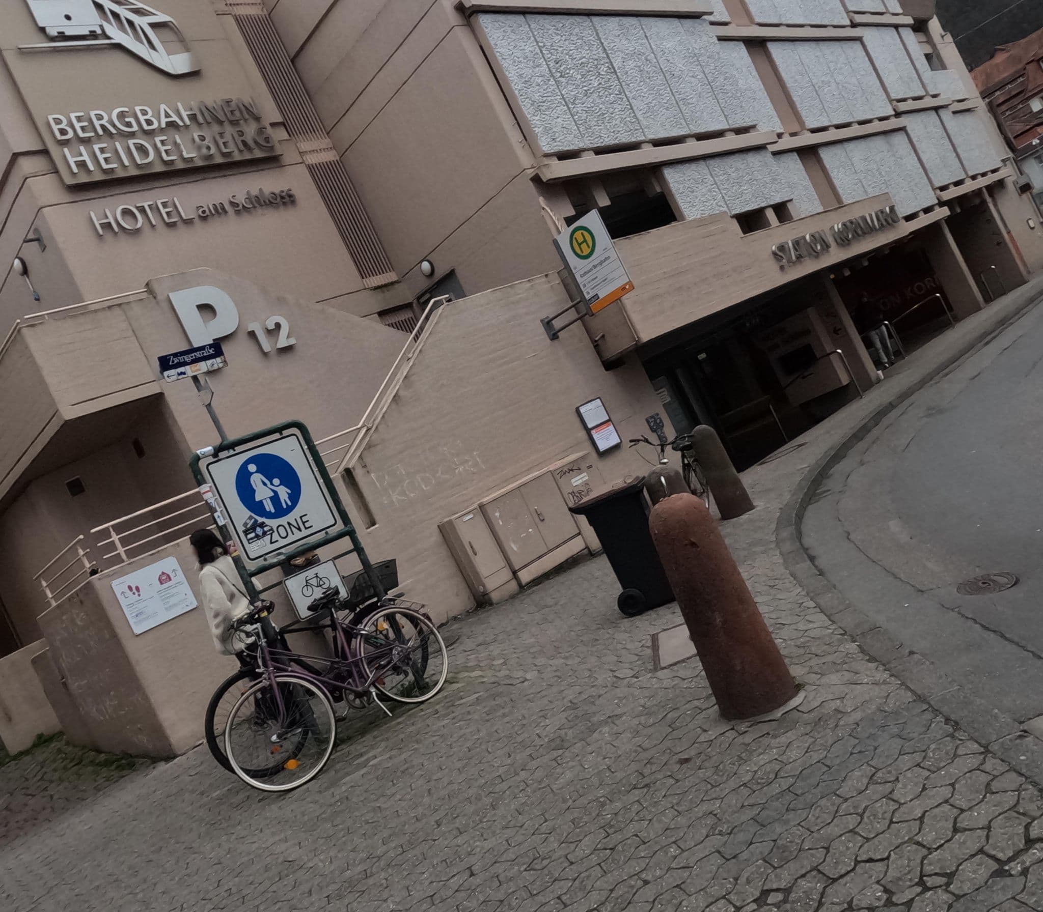 Street view near Hostel LOTTE Heidelberg (Altstadt), Heidelberg — © chuck (CC BY-SA · Mapillary)