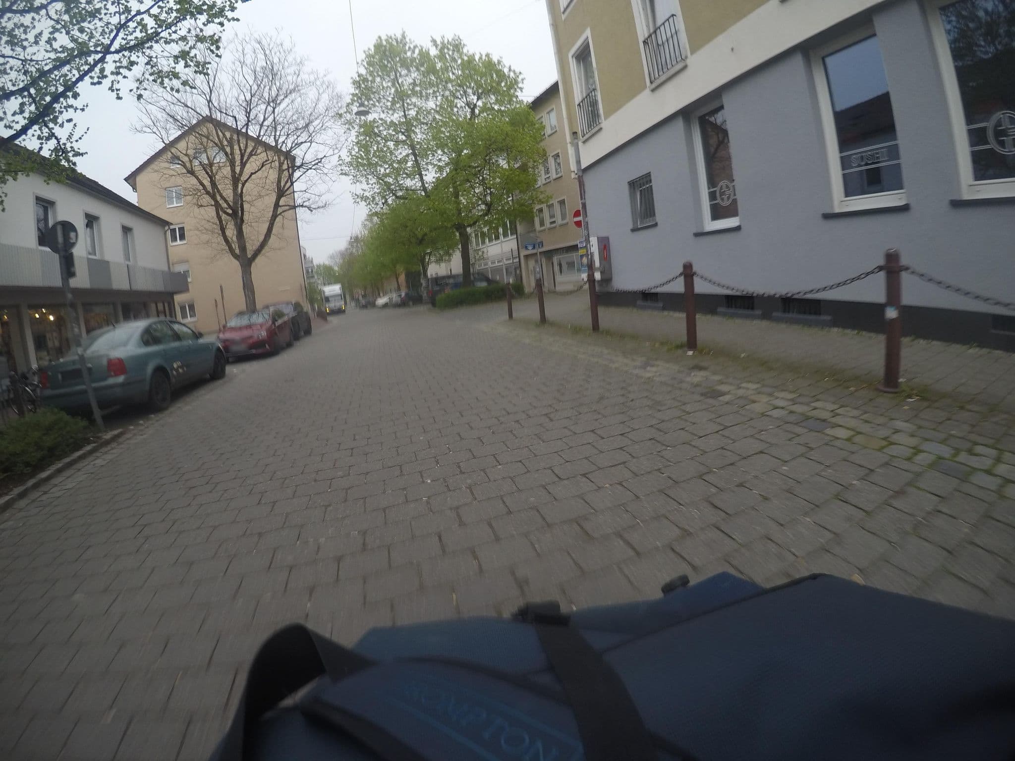 Street view near Hotel Schwarzer Adler, Ulm — © mfa (CC BY-SA · Mapillary)