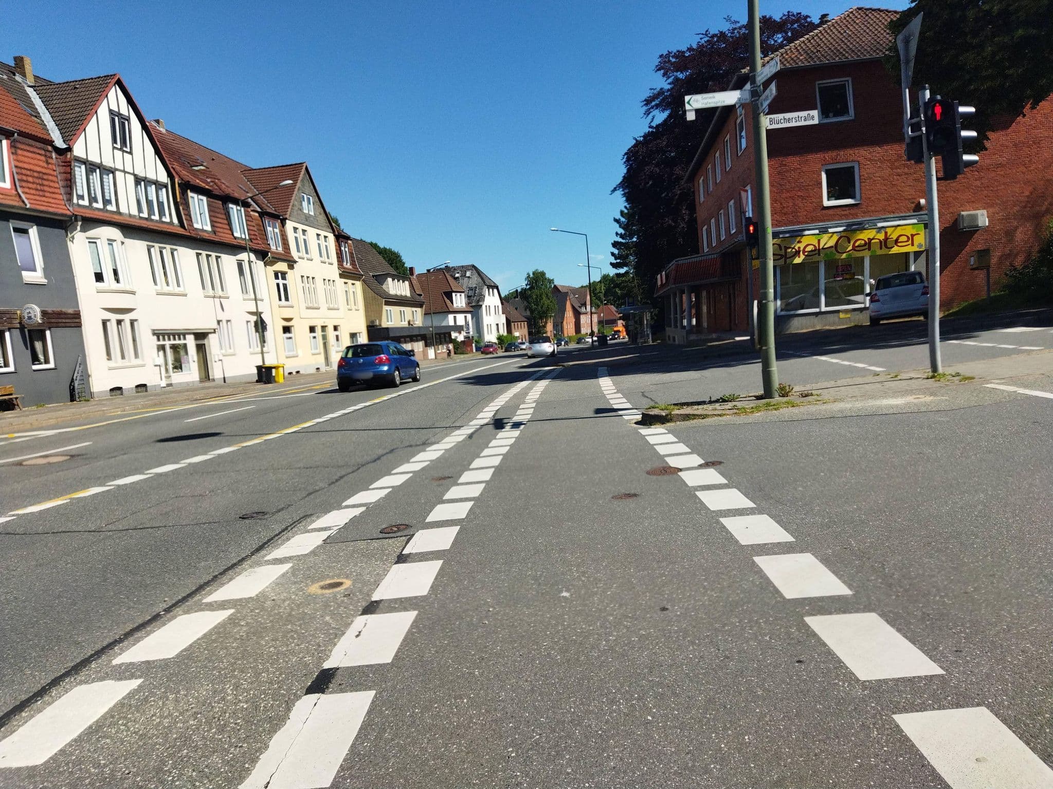 Street view near Gästehaus Seewarte, Flensburg — © changchun1 (CC BY-SA · Mapillary)