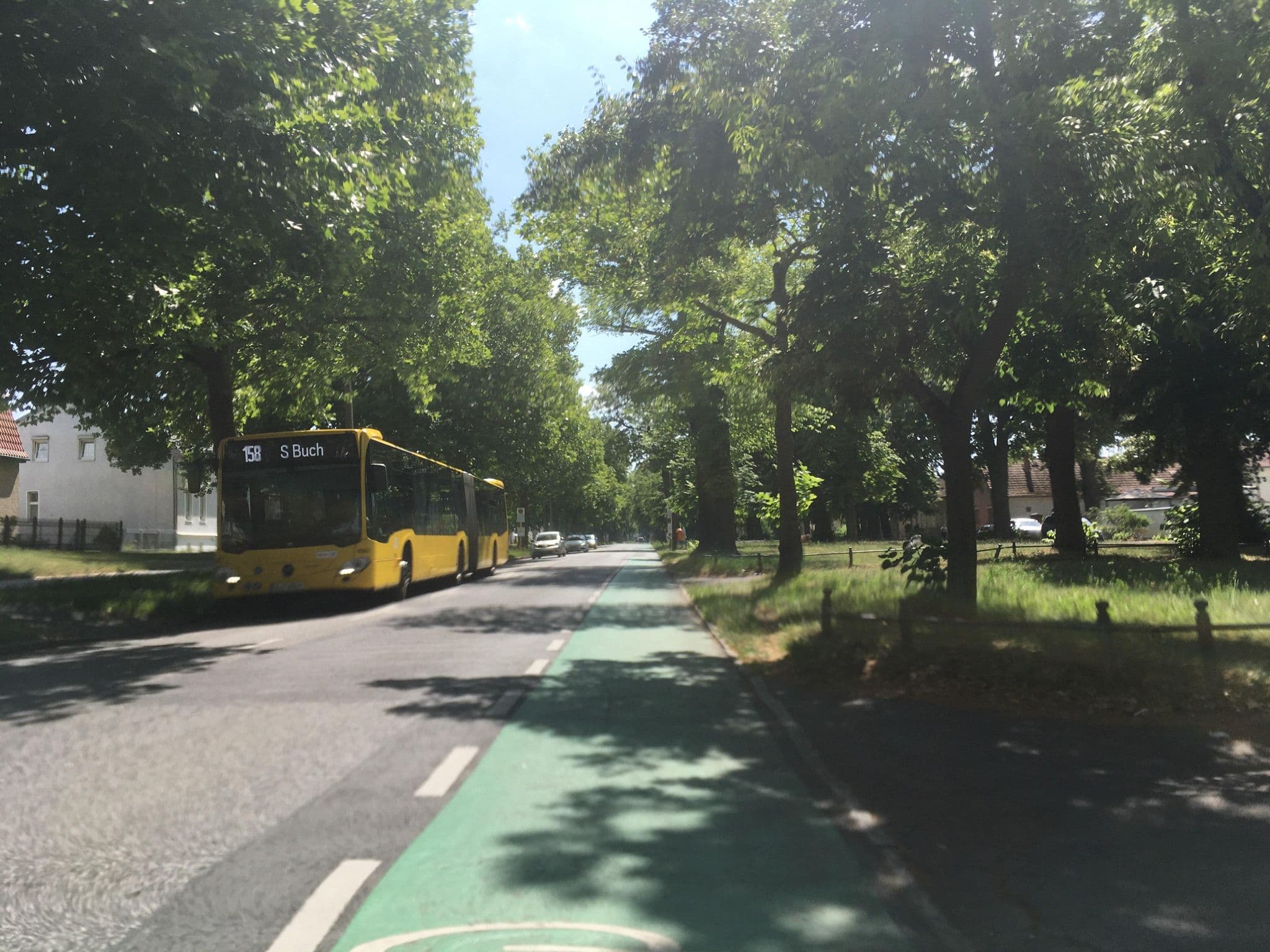 Street view near Pension Boje, Karow — © carlheinz (CC BY-SA · Mapillary)