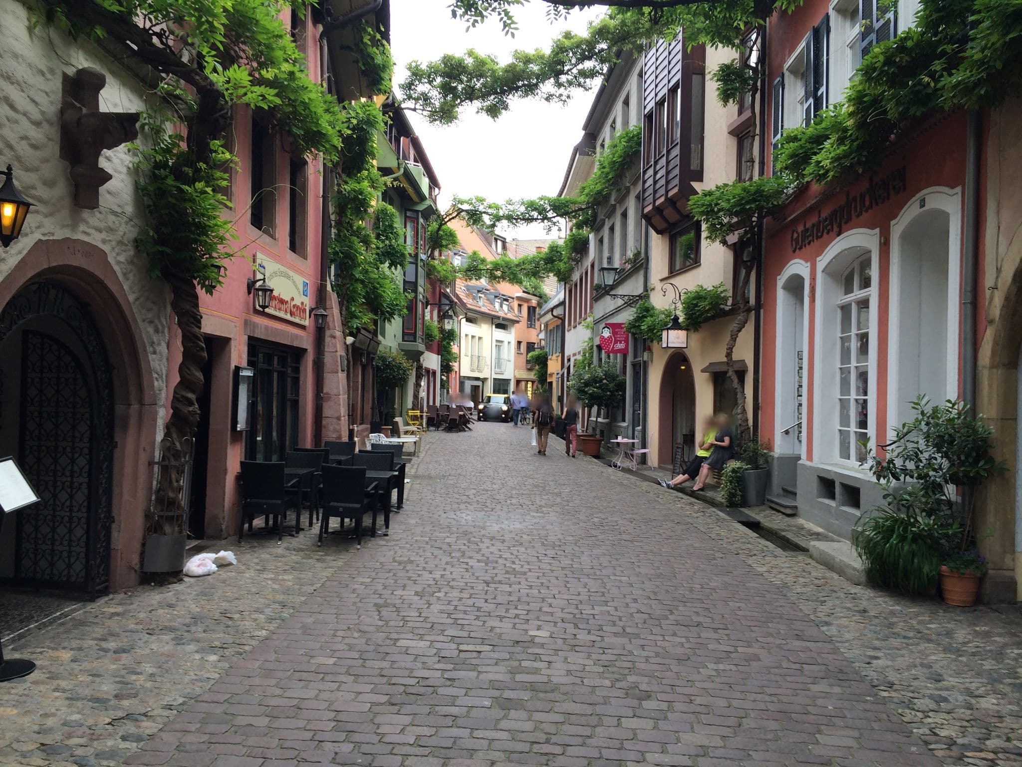 Street view near Kreuzblume Hotel & Restaurant, Freiburg — © comstar (CC BY-SA · Mapillary)