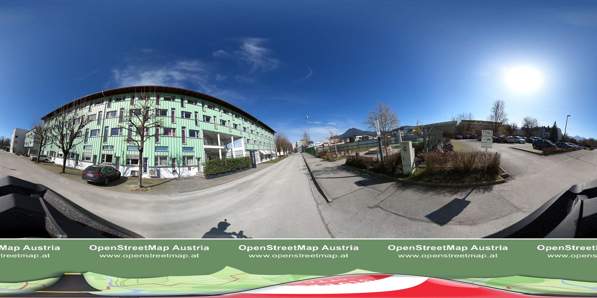 Street view near Kolpinghaus Salzburg, Freilassing — © OidaHeast (CC BY-SA · Mapillary)