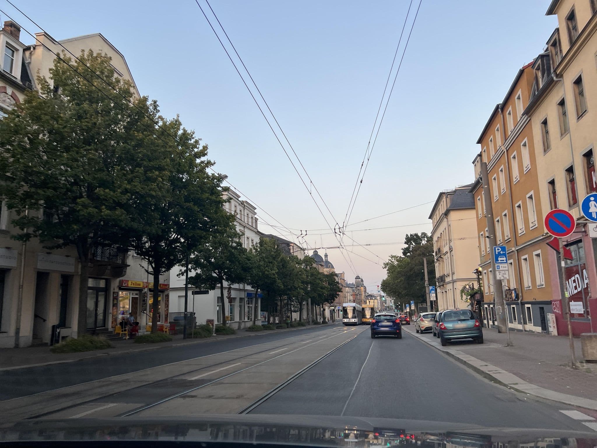 Street view near Hostel & Pension NOlift, Löbtau — © DACOweb (CC BY-SA · Mapillary)