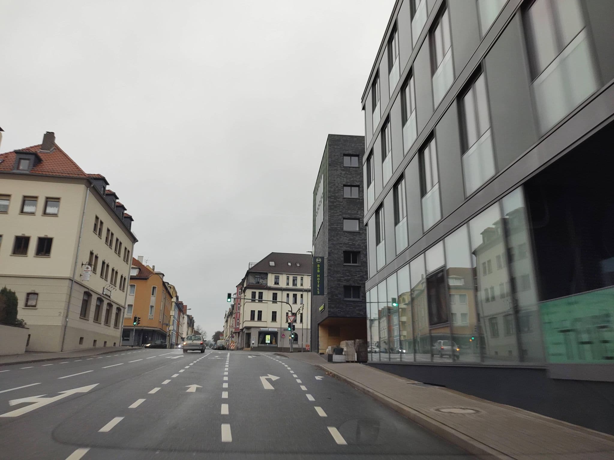 Street view near B&B HOTEL Fulda-Hbf, Fulda — © thetornado76 (CC BY-SA · Mapillary)