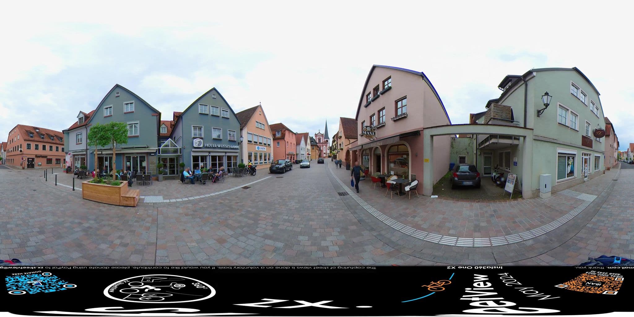 Street view near Hotel Weisses Lamm e.k., Veitshöchheim — © ZXStreetview (CC BY-SA · Mapillary)