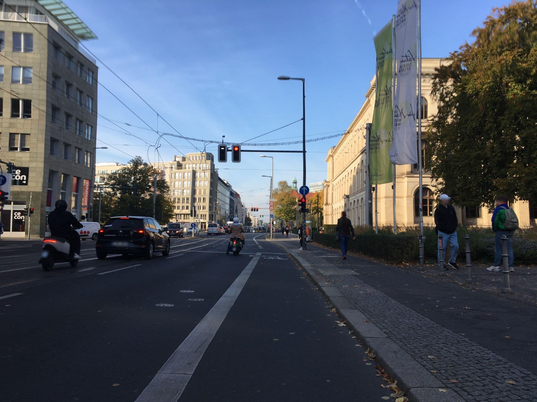 Street view near Hotel Berlin Mitte by Coffee Fellows, Tiergarten — © carlheinz (CC BY-SA · Mapillary)
