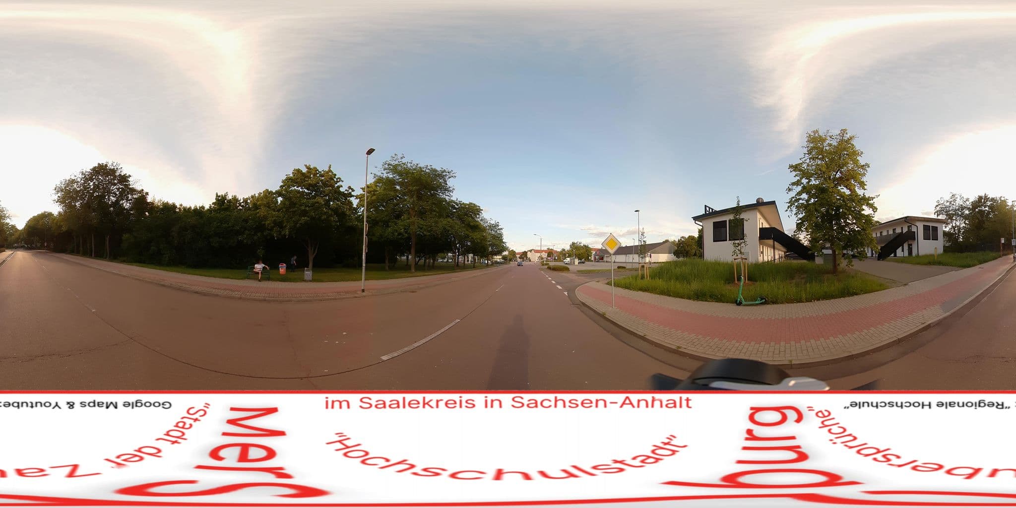 Street view near MER Hotel by WMM Hotels, Merseburg — © MarcAurel2 (CC BY-SA · Mapillary)