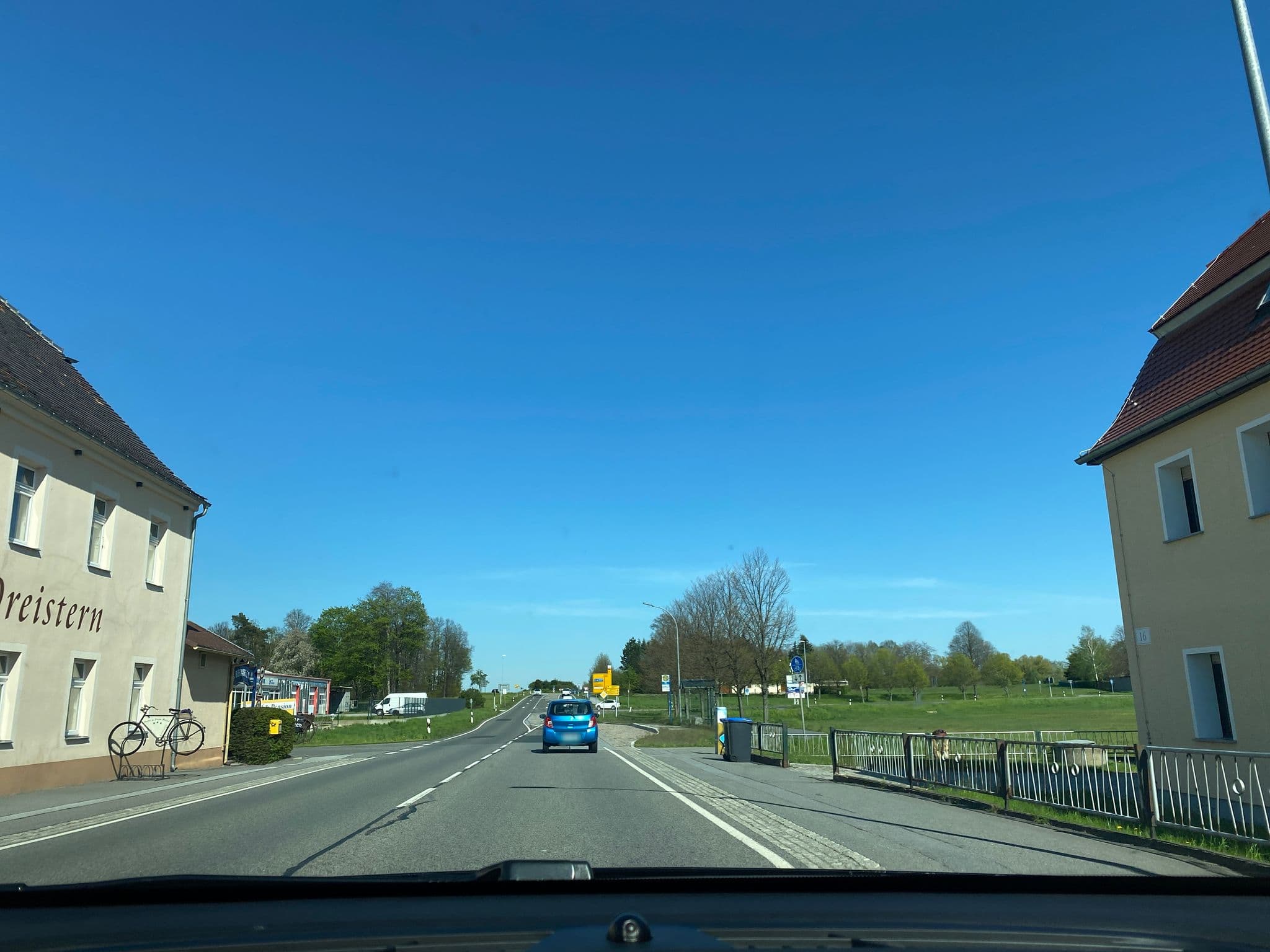 Street view near Gasthof u. Pension Dreistern Inh. Wustmann, Göda — © vorwaertsimmer (CC BY-SA · Mapillary)