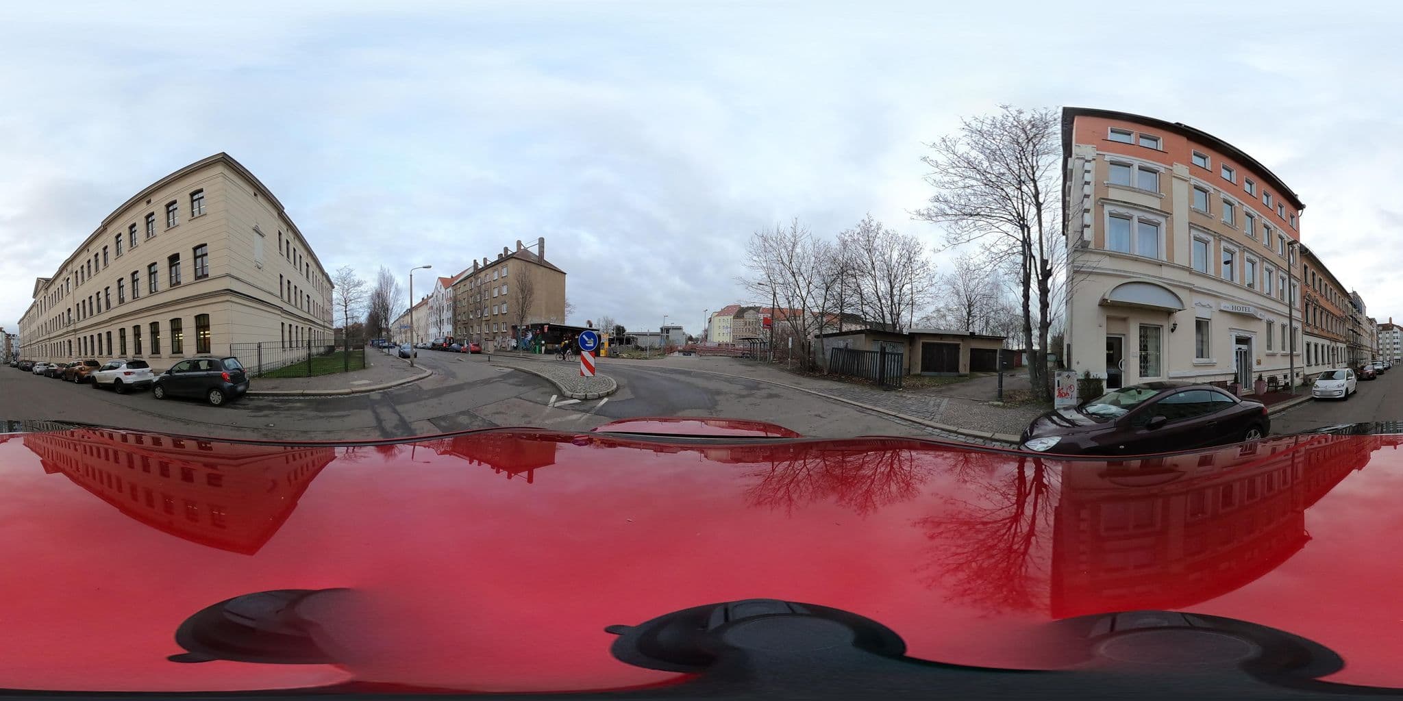Street view near Hotel Augustin Komfort Leipzig, Leipzig — © ToMaJaJu (CC BY-SA · Mapillary)