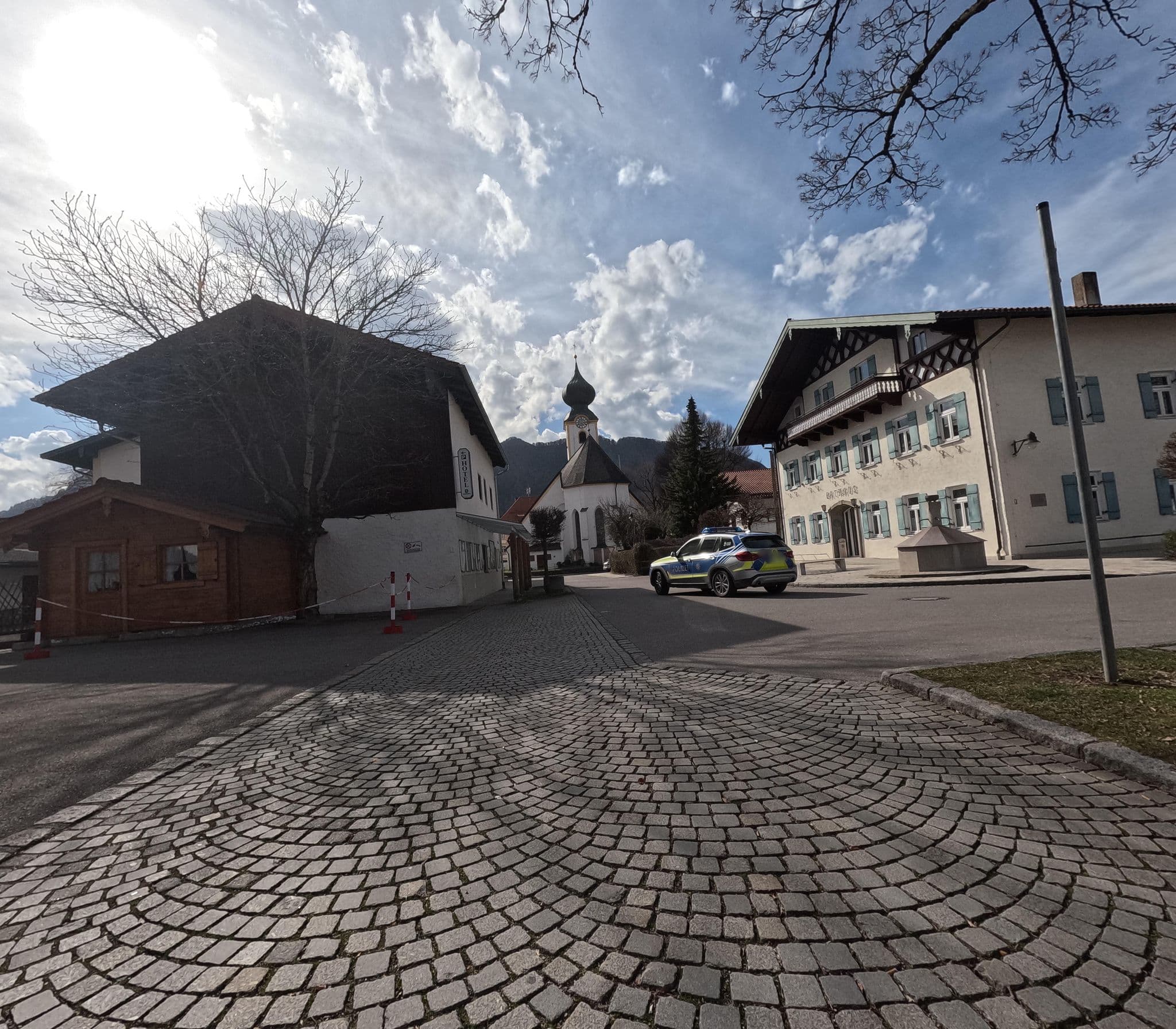 Street view near Sperrer Hotel Gasthof, Grassau — © natebus (CC BY-SA · Mapillary)